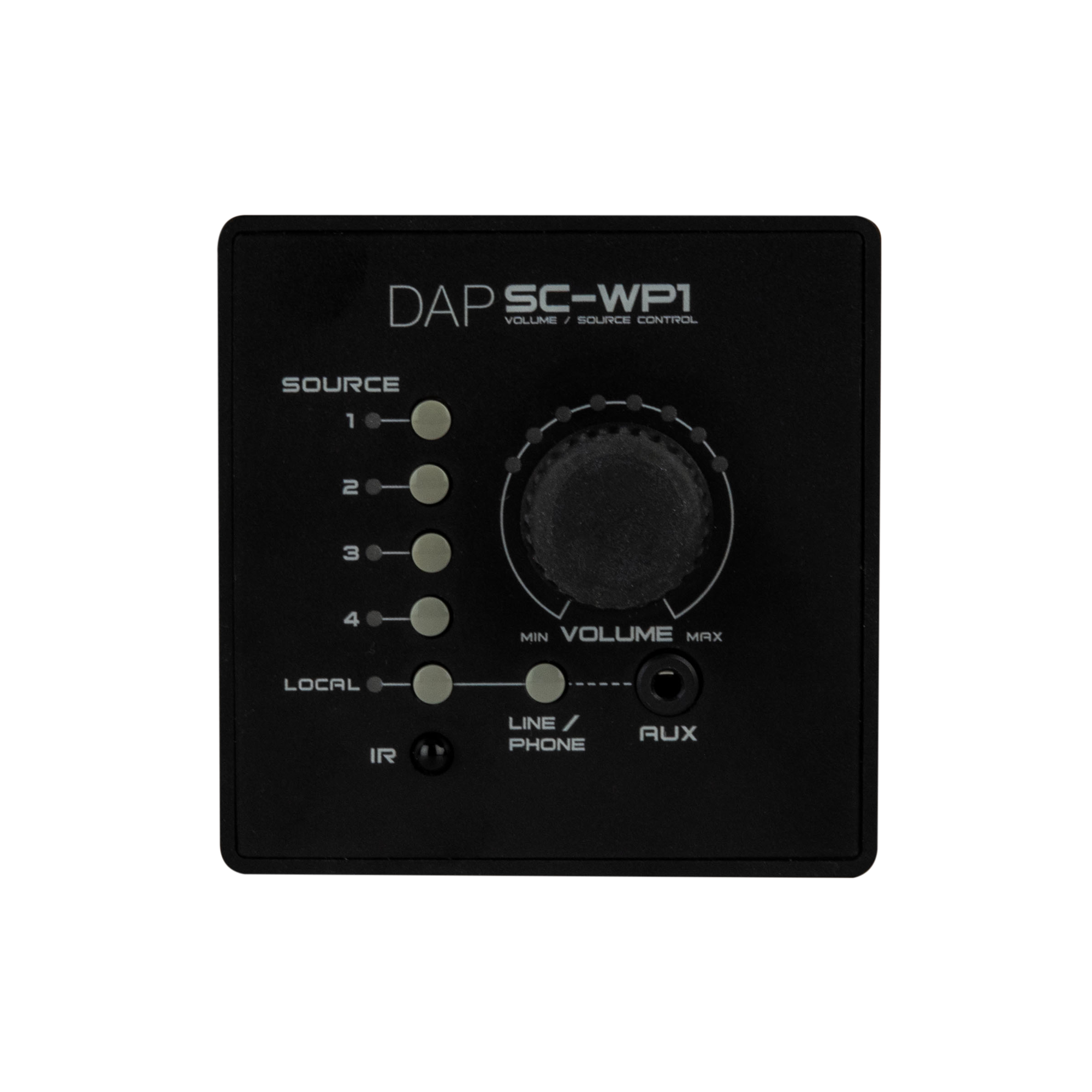 Dap SC-WP1 Black Telecomando da parete per SC-5.2 Source Control - colore nero
