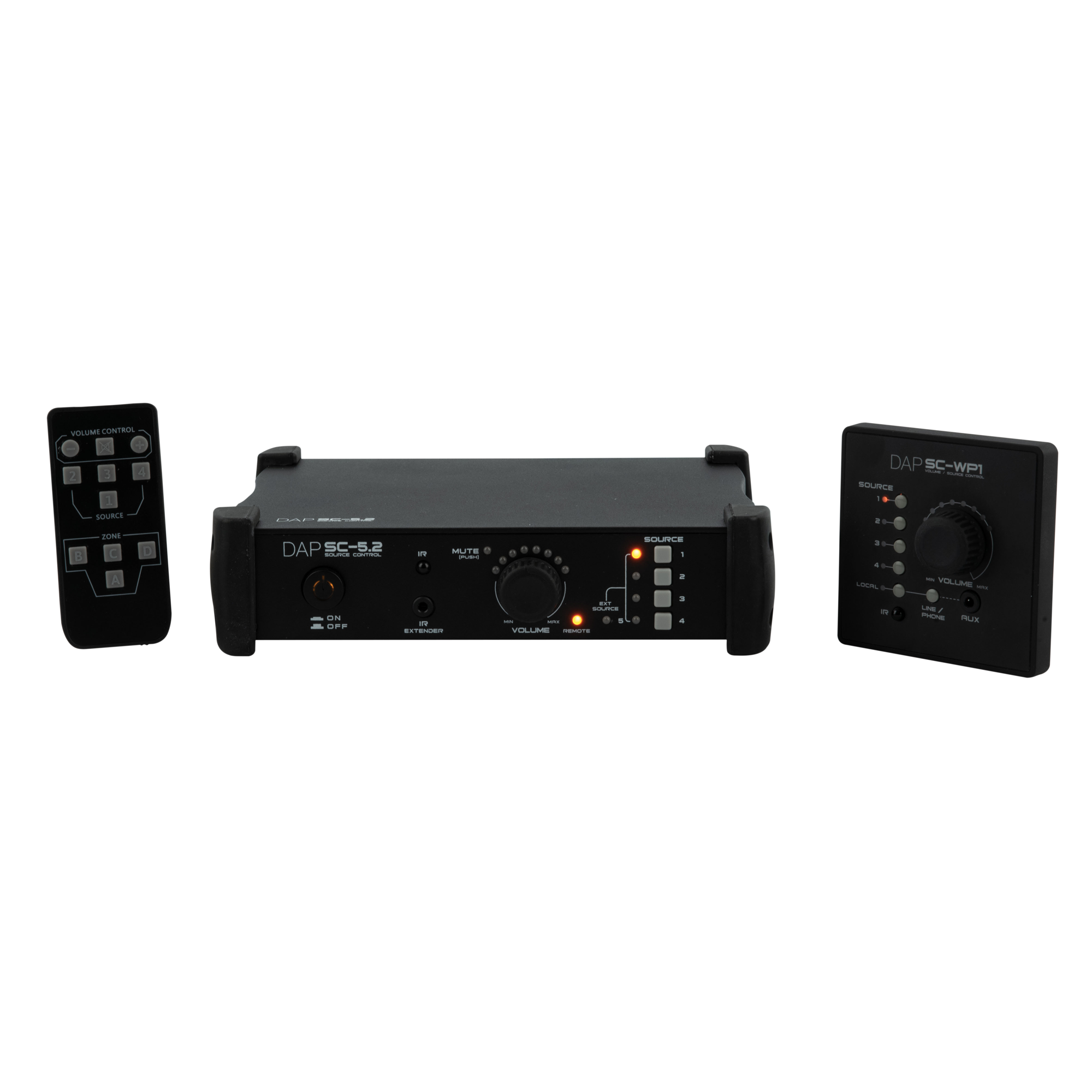 Dap SC-WP1 Black Telecomando da parete per SC-5.2 Source Control - colore nero