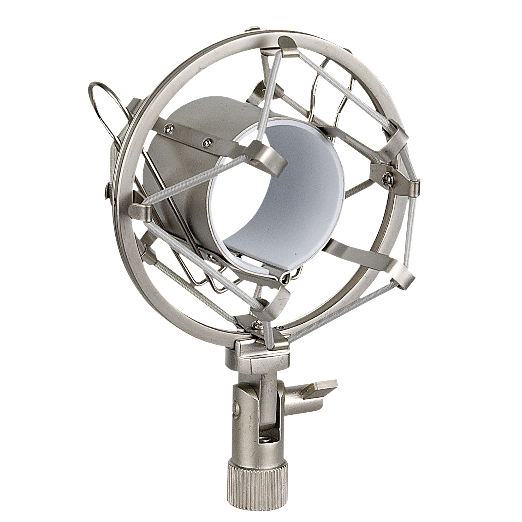 SHOWGEAR Microphone Holder 44-48 mm Gray 5/8 filetto - anti urti - colore grigia