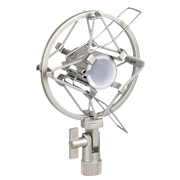 SHOWGEAR Microphone Holder 22-24 mm Gray 5/8 filetto - anti urti - colore grigia