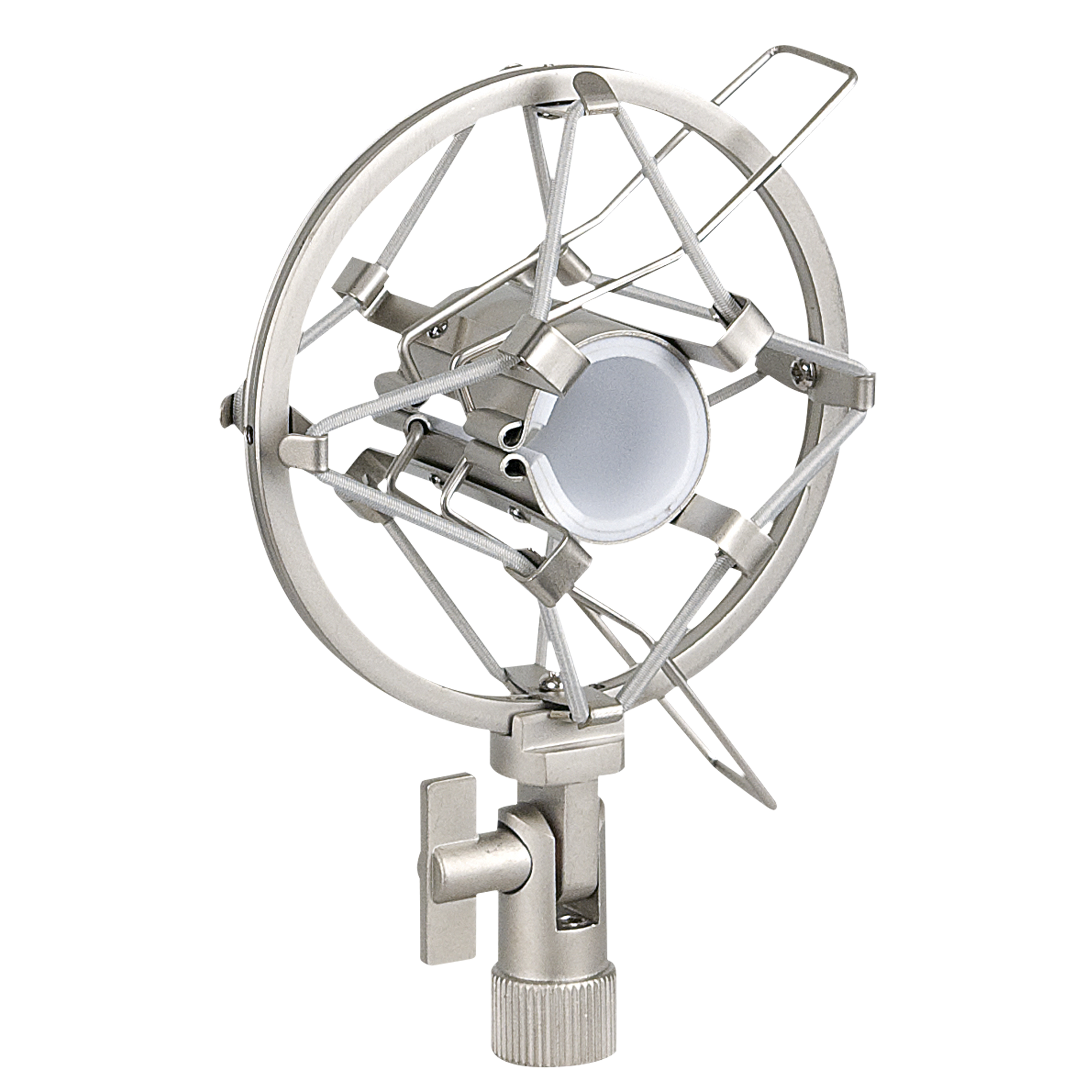 SHOWGEAR Microphone Holder 22-24 mm Gray 5/8 filetto - anti urti - colore grigia