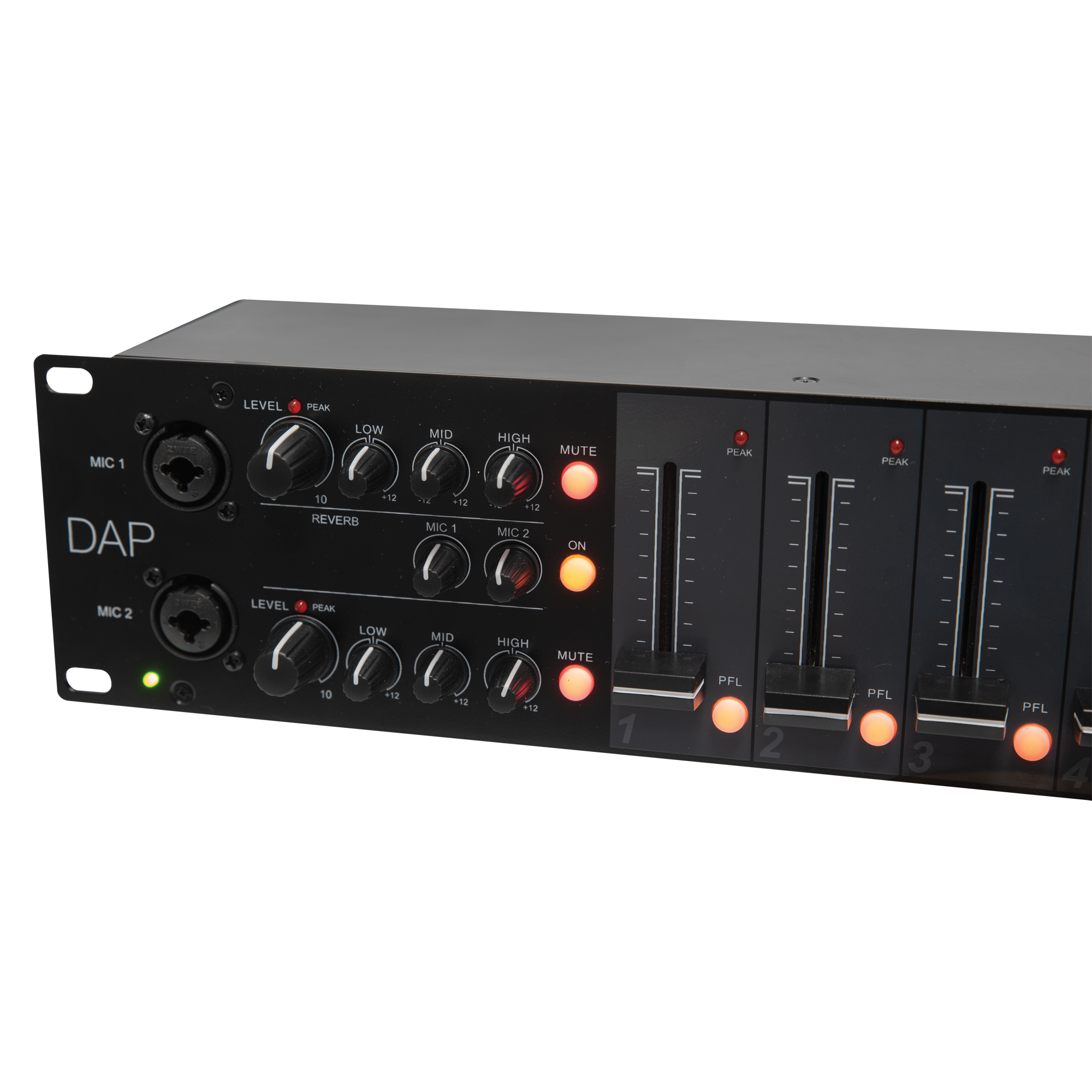Dap IMIX-6.2 Mixer BT da installazione a 7 canali 2U