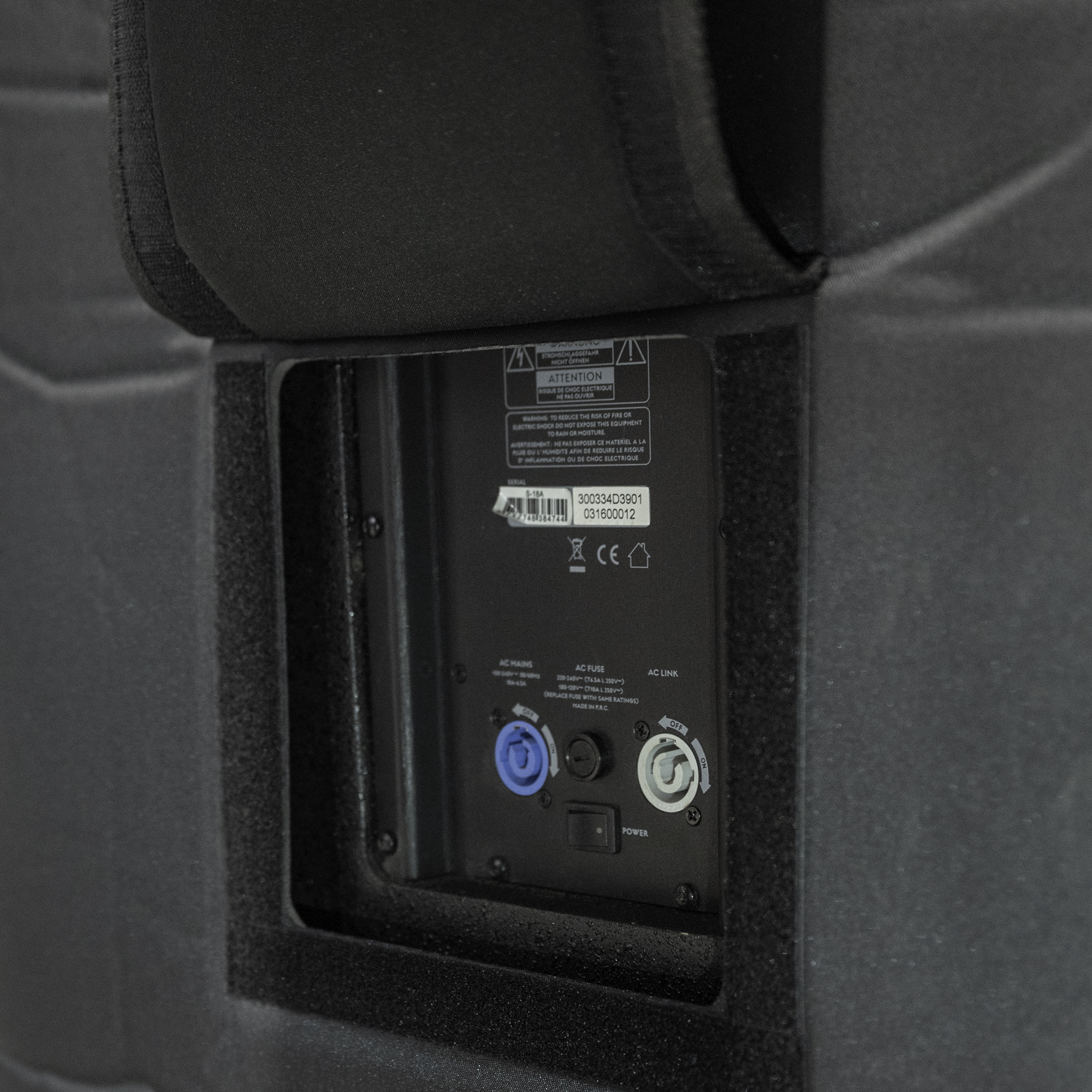 DAP Rain/Transport Cover for 2x S-18A Colore nero - Nylon