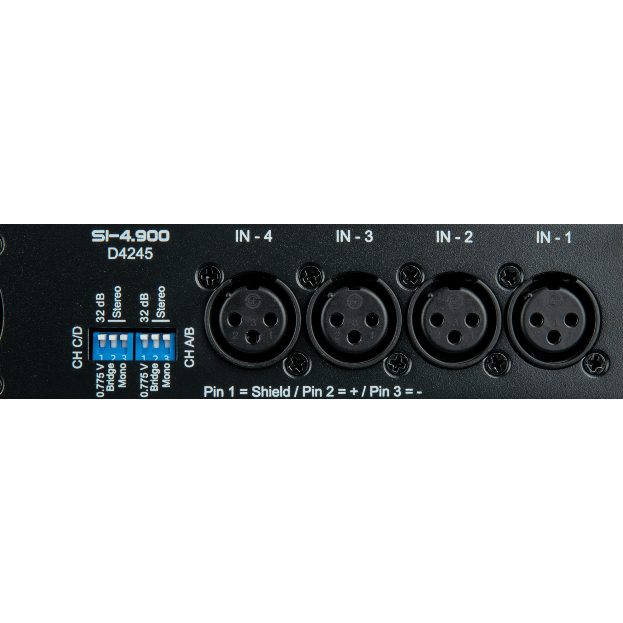 Dap SI-4.900 Amplificatore installazione 4 canali (4x 900 W)