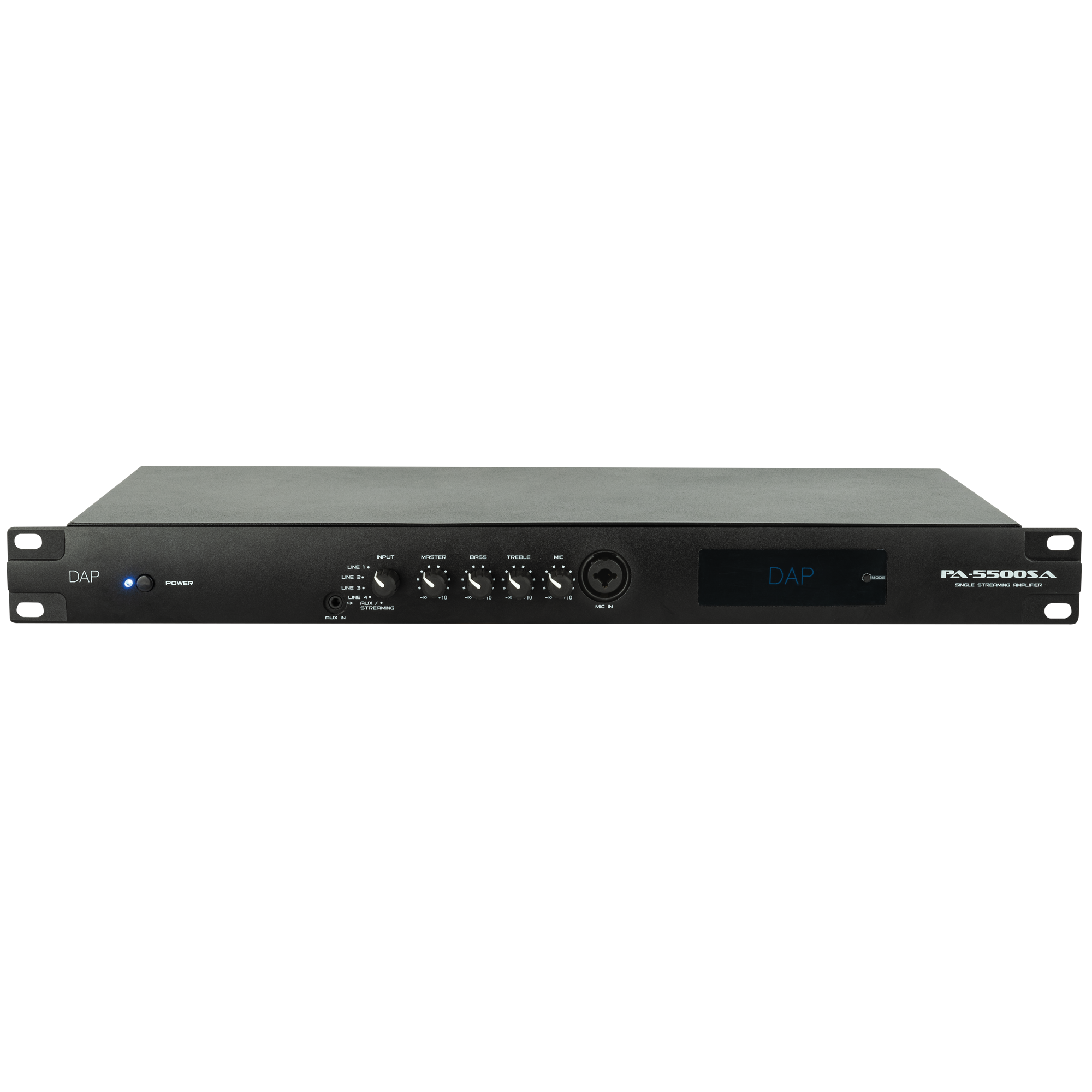 Dap PA-5500SA Amplificatore 2 canali (2x 240 W) con sintonizzatore e lettore di rete