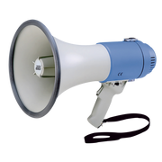 Showgear MF25F Megafono da 25 W - blu/bianco