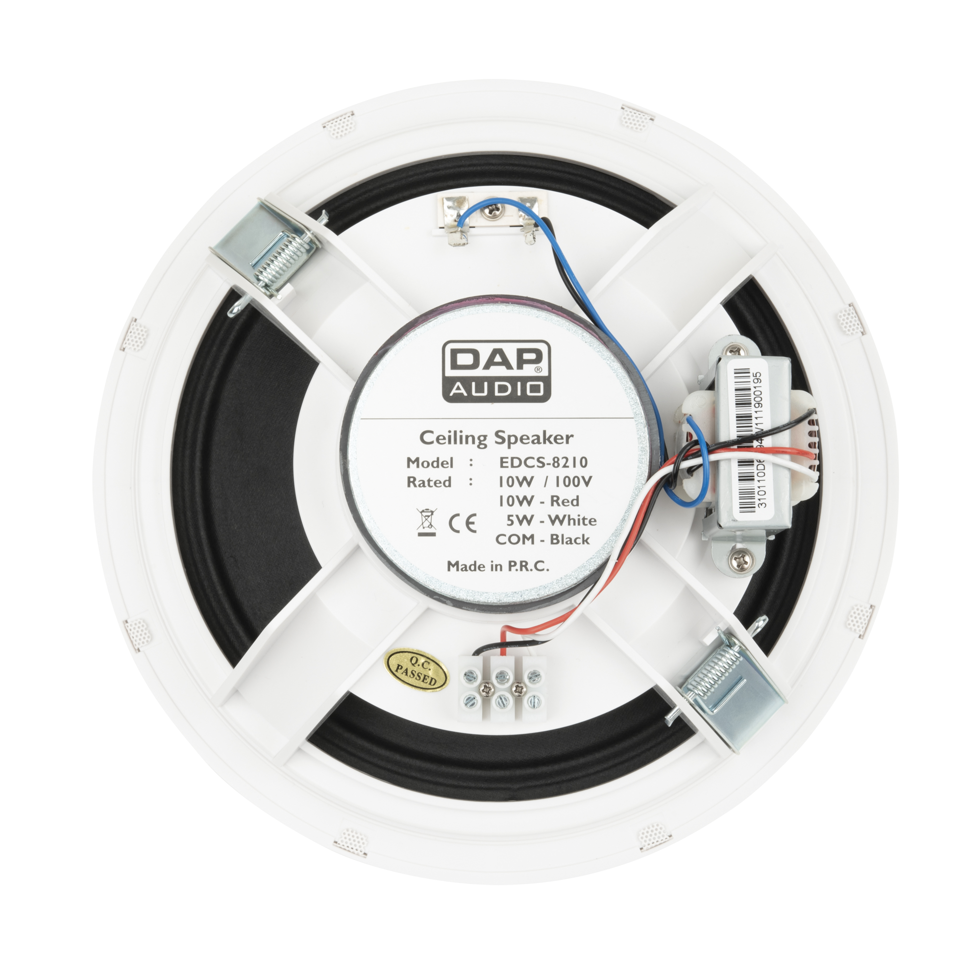 DAP EDCS-8210 White Altoparlante passivo da soffitto da 8” - bianco