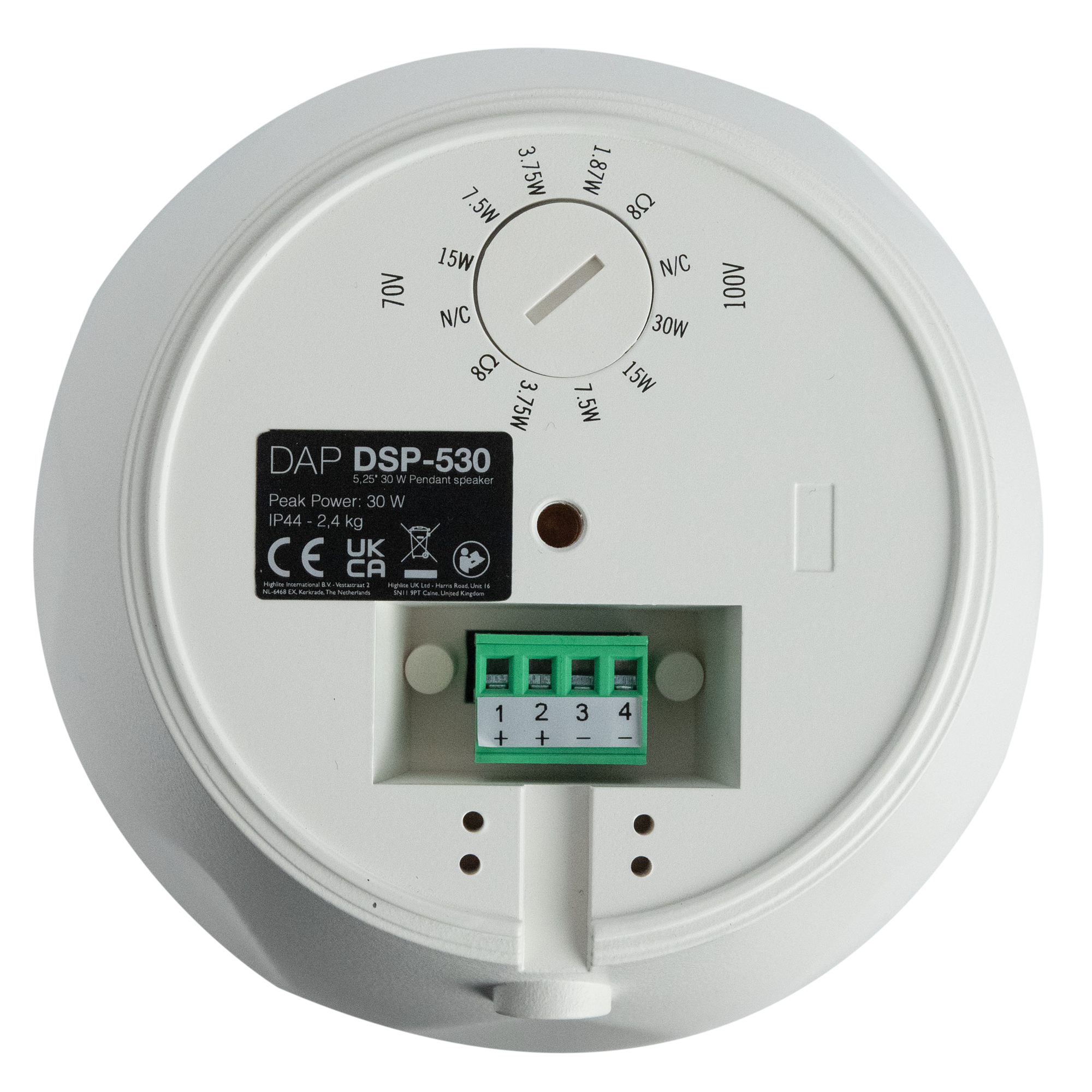DAP DPS-530 White Altoparlante a sospensione passivo da 5,25” - bianco