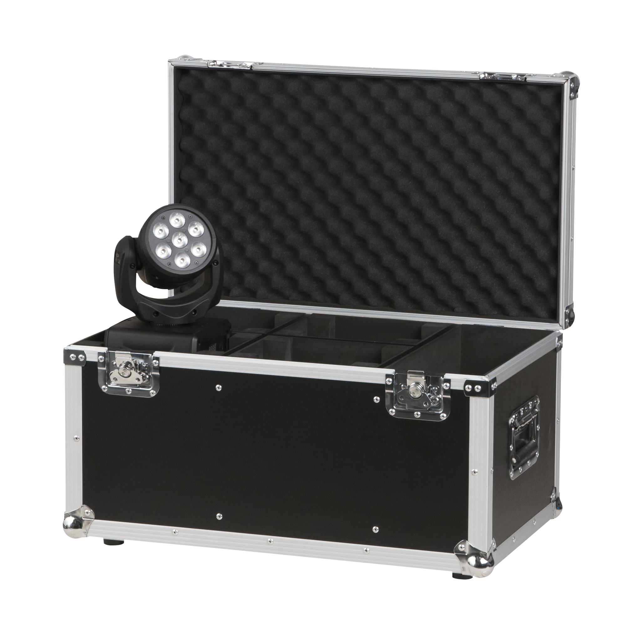 SHOWTEC Case for 4x Kanjo 10 / 60 With accessory compartment Con vano per gli accessori