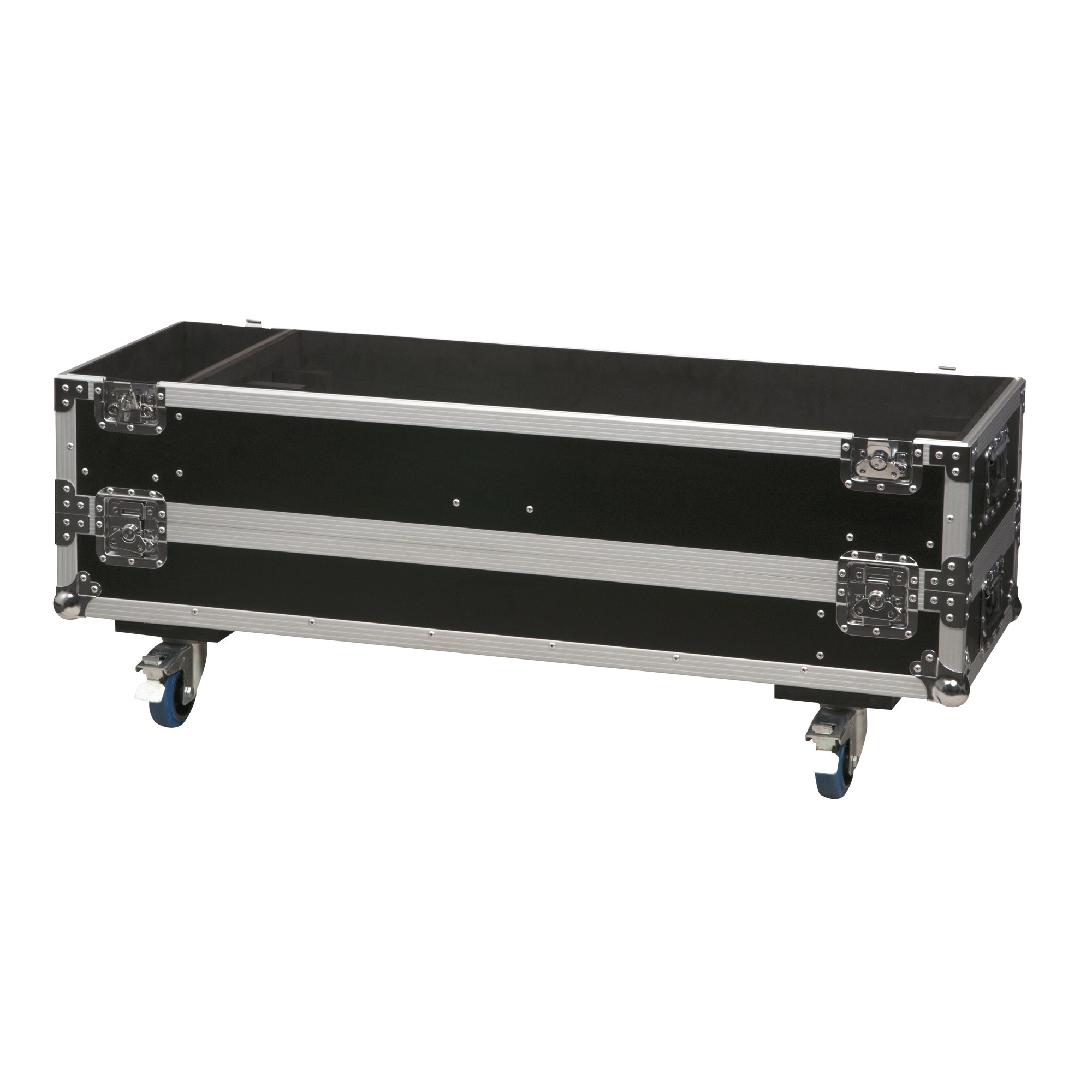 SHOWTEC Case for 12x Sunstrip Active 3 stackable sections with accessory compartment 3 sezioni impilabili con scomparto per gli accessori