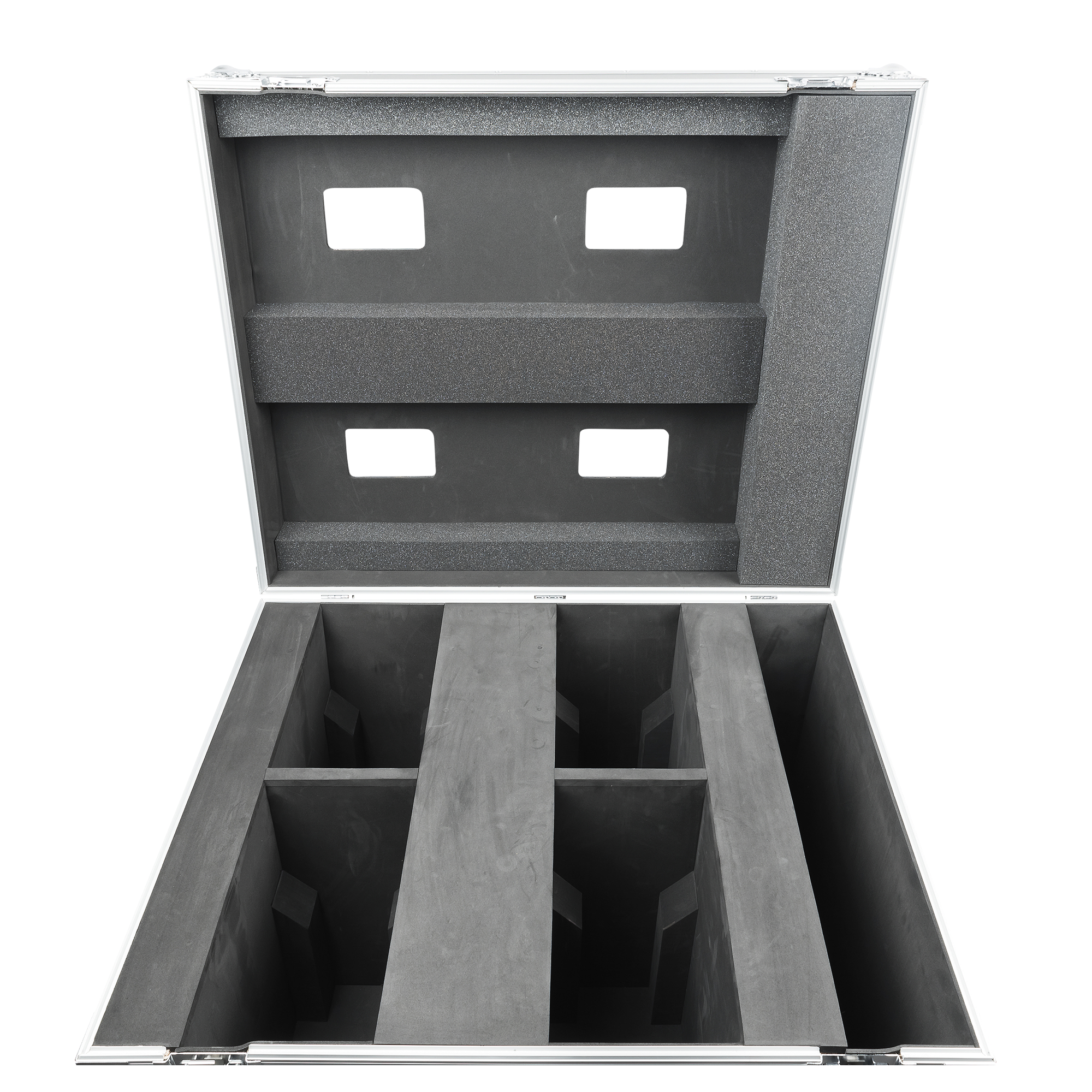 SHOWTEC Case for 4x Phantom 100 / 130 / 3R With accessory compartment Con vano per gli accessori