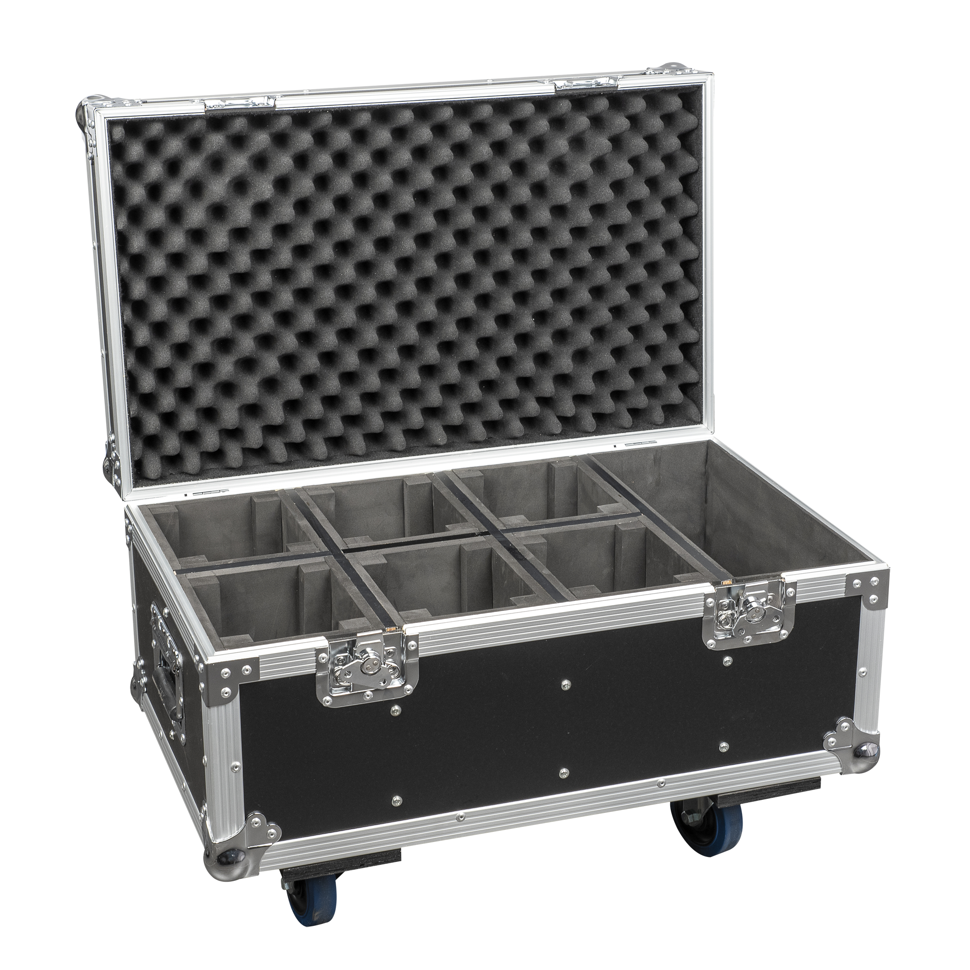 SHOWTEC Case for 6x Stage Blinder 1 LED With accessory compartment With accessory compartment
