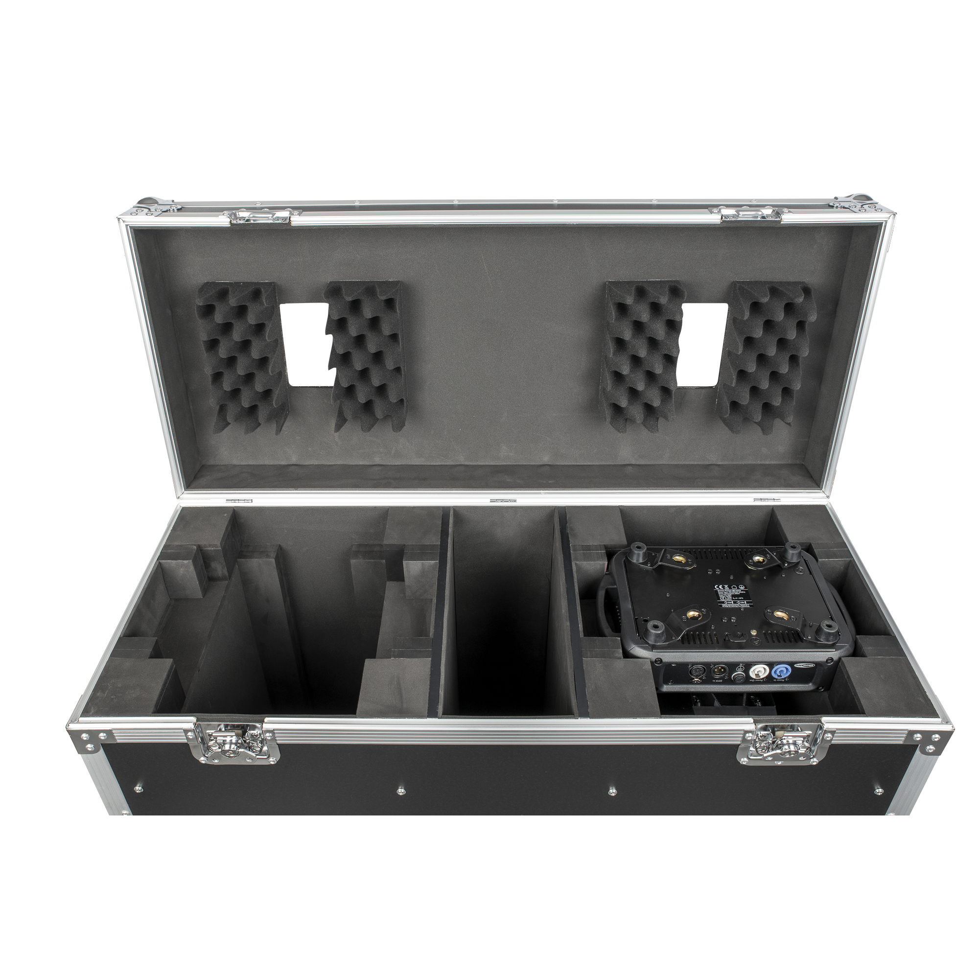 SHOWTEC Case for 2x Phantom 12R Hybrid With accessory compartment Con vano per gli accessori