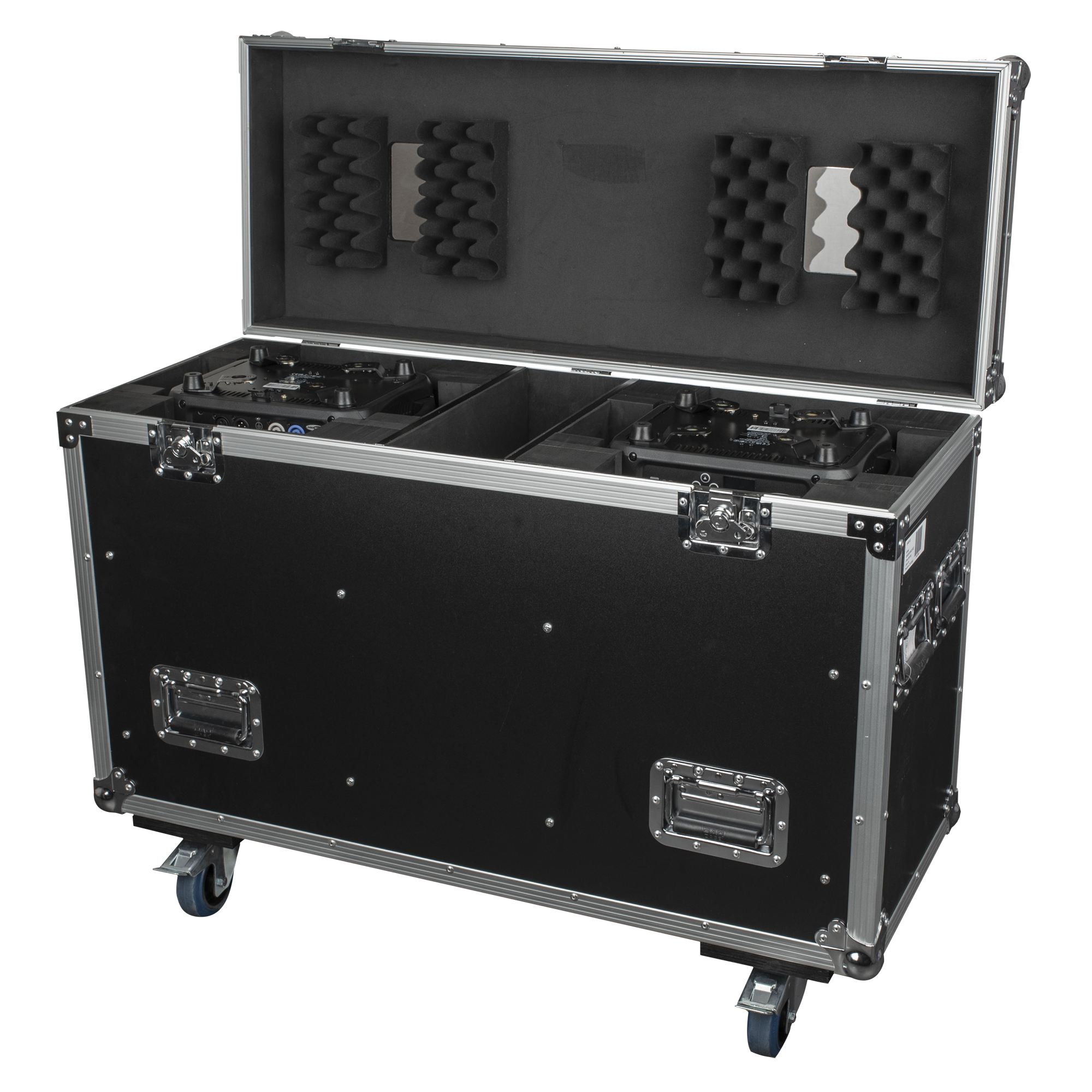 SHOWTEC Case for 2x Phantom 250 Spot With accessory compartment Con vano per gli accessori