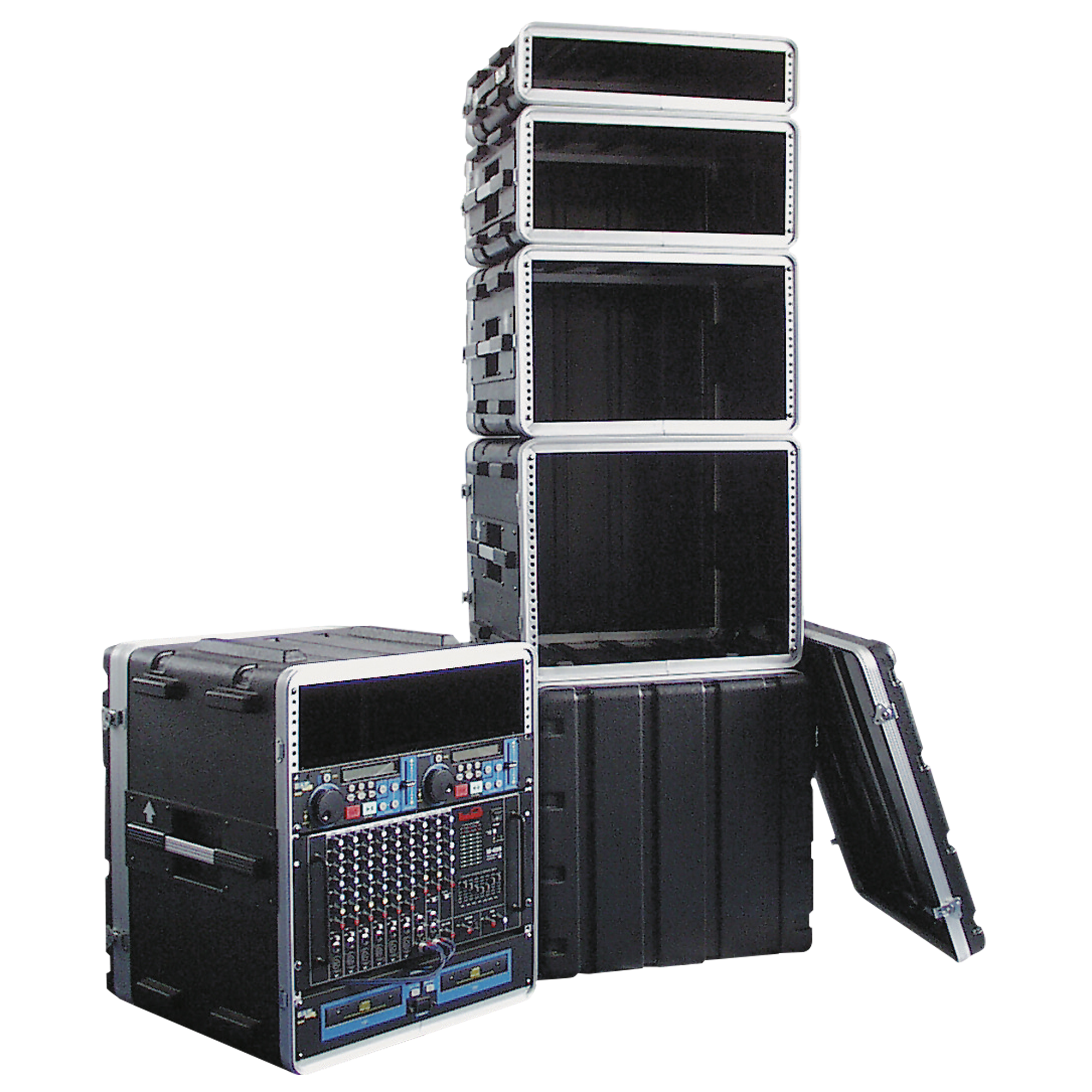 SHOWGEAR Double Door Case 8U, ABS 8U