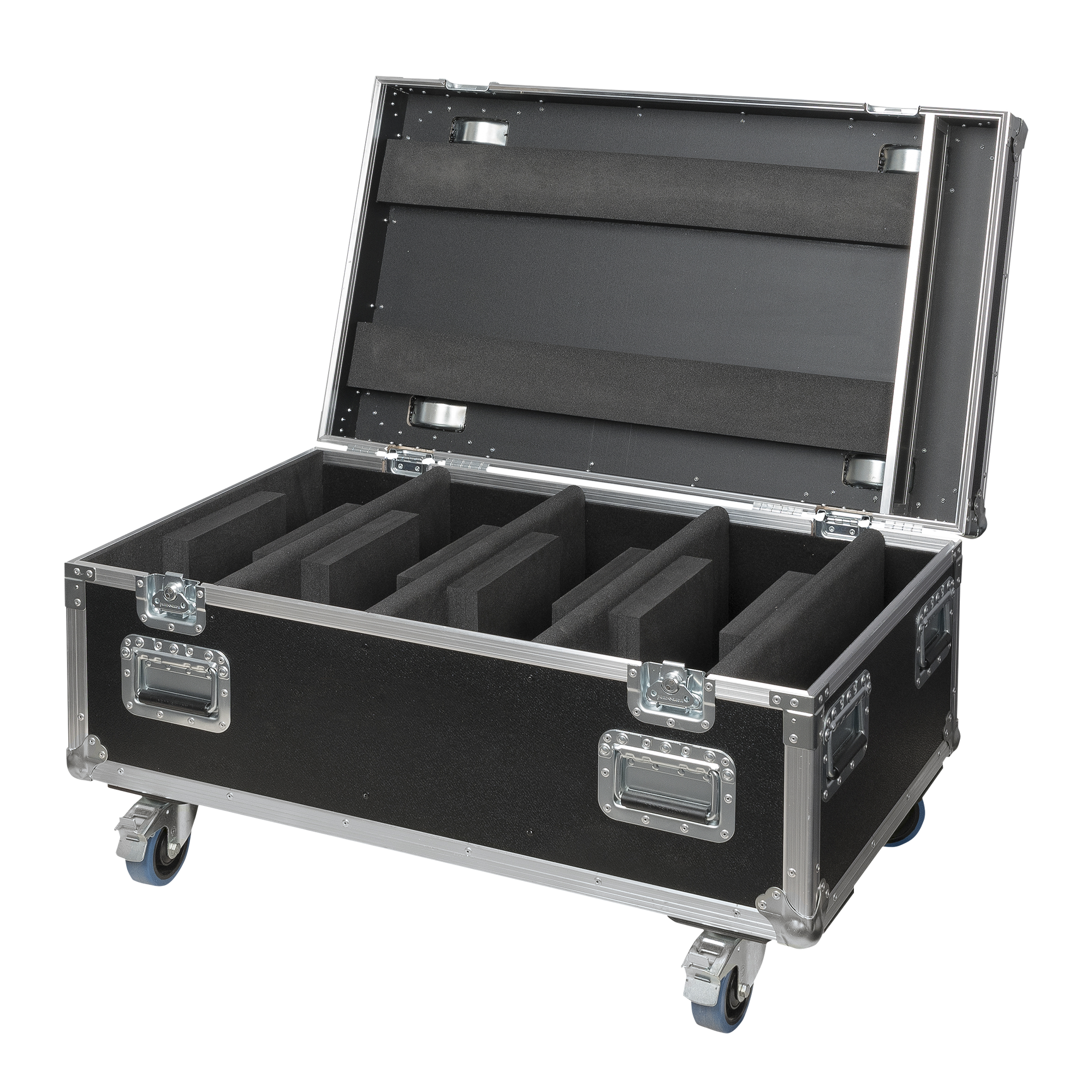 SHOWTEC Case for 4x Helix S5000 Premium Line - with accessory compartment Linea Premium