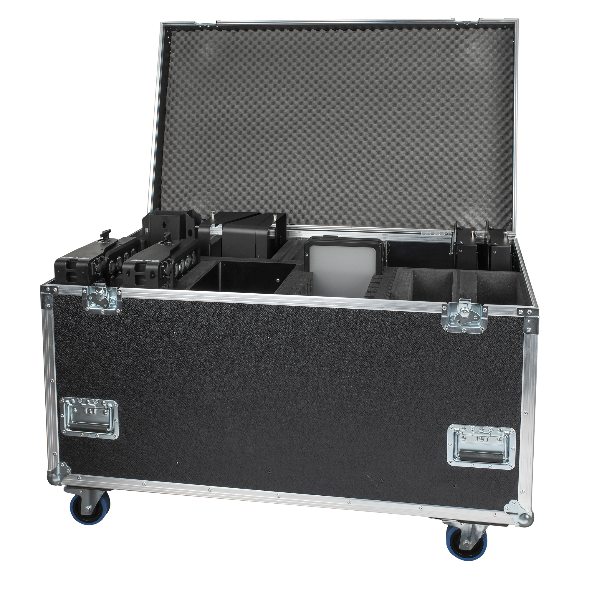 SHOWTEC Case for 4x Helix S5000 and accessories Premium Line - with compartments for all optional accessories Linea Premium