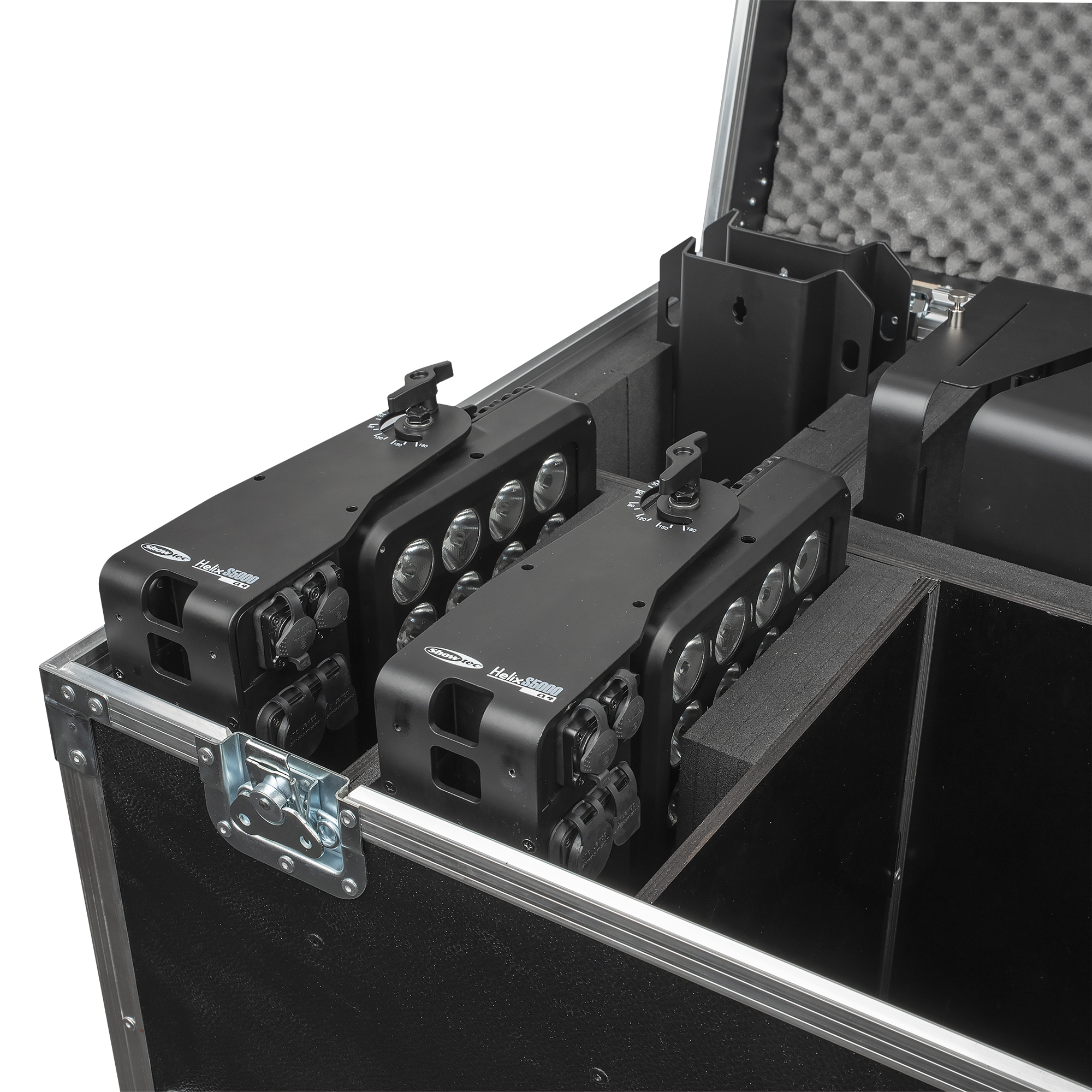 SHOWTEC Case for 4x Helix S5000 and accessories Premium Line - with compartments for all optional accessories Linea Premium