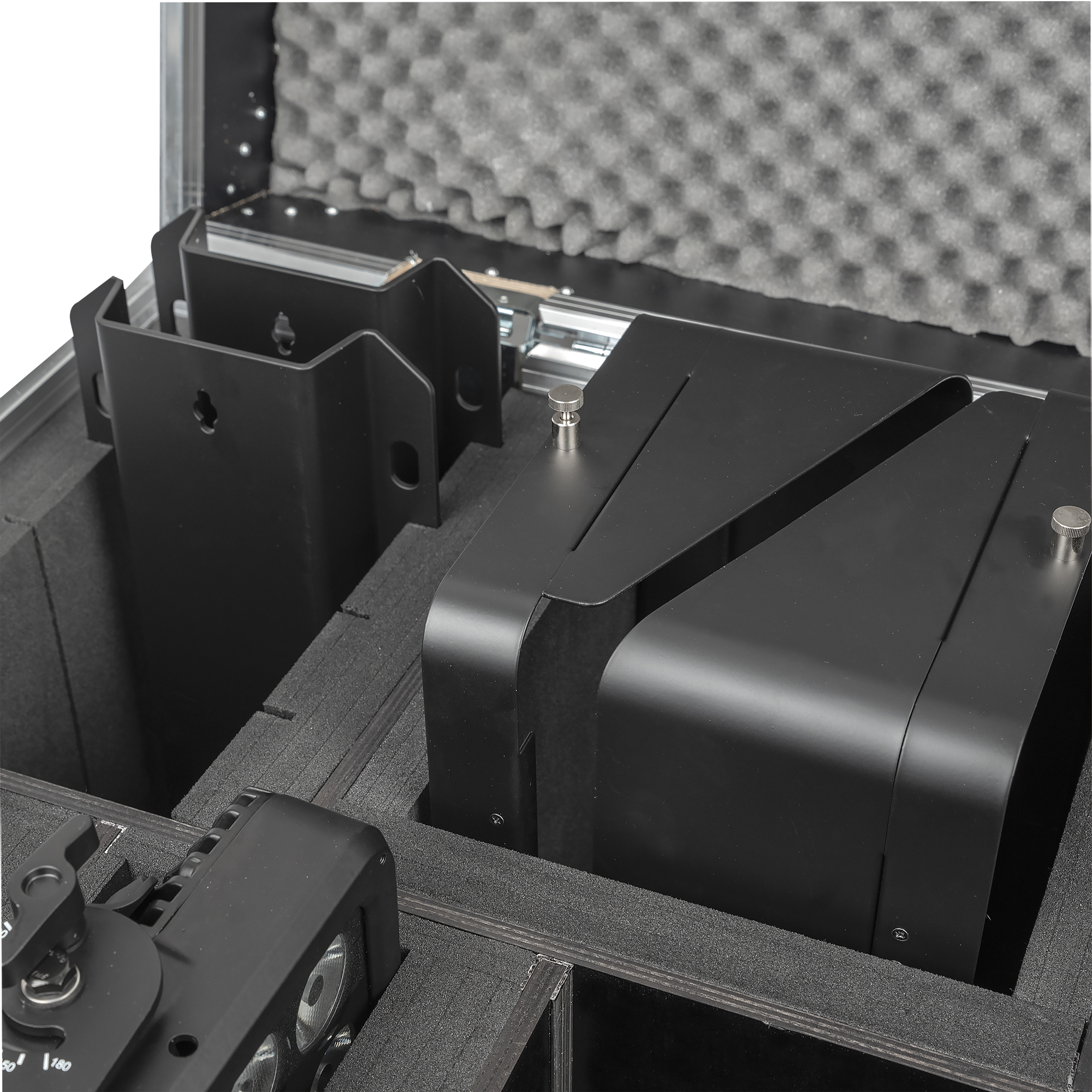 SHOWTEC Case for 4x Helix S5000 and accessories Premium Line - with compartments for all optional accessories Linea Premium