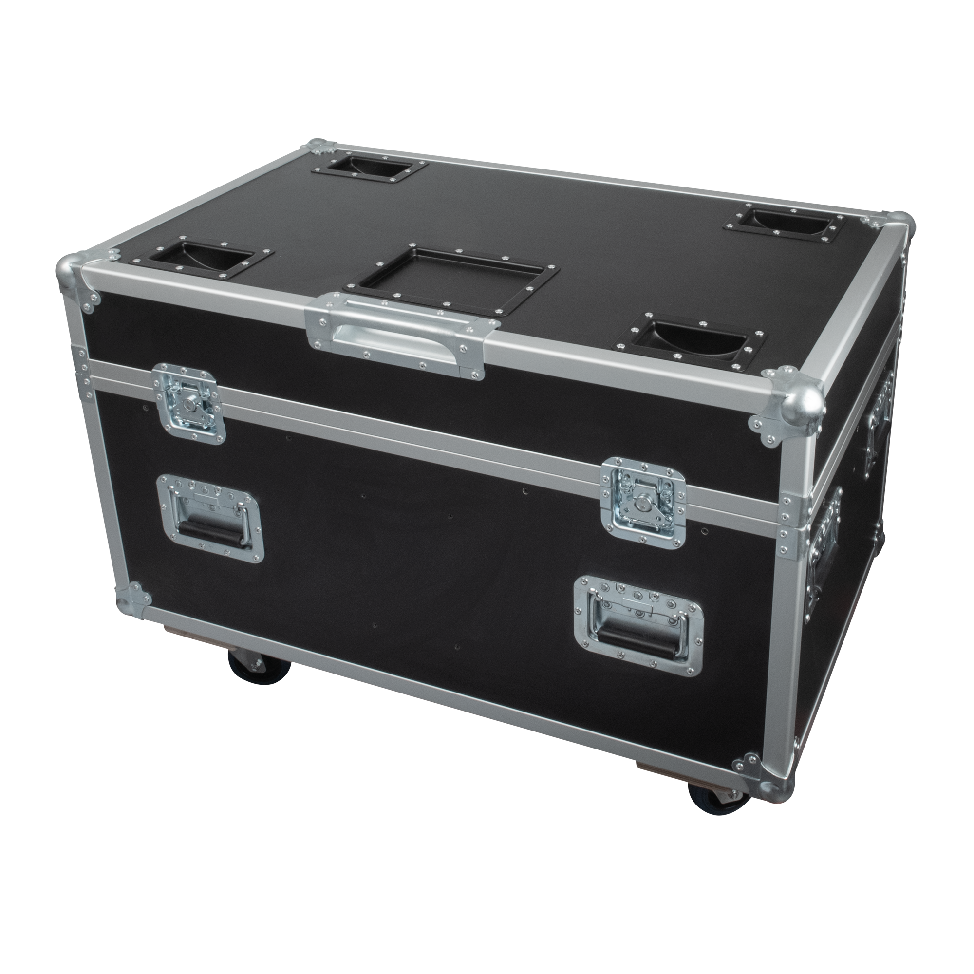 INFINITY Case for 4x Furion W402 WashBeam Chiusure a farfalla e maniglia del coperchio Penn Elcom - ruote girevoli con freno