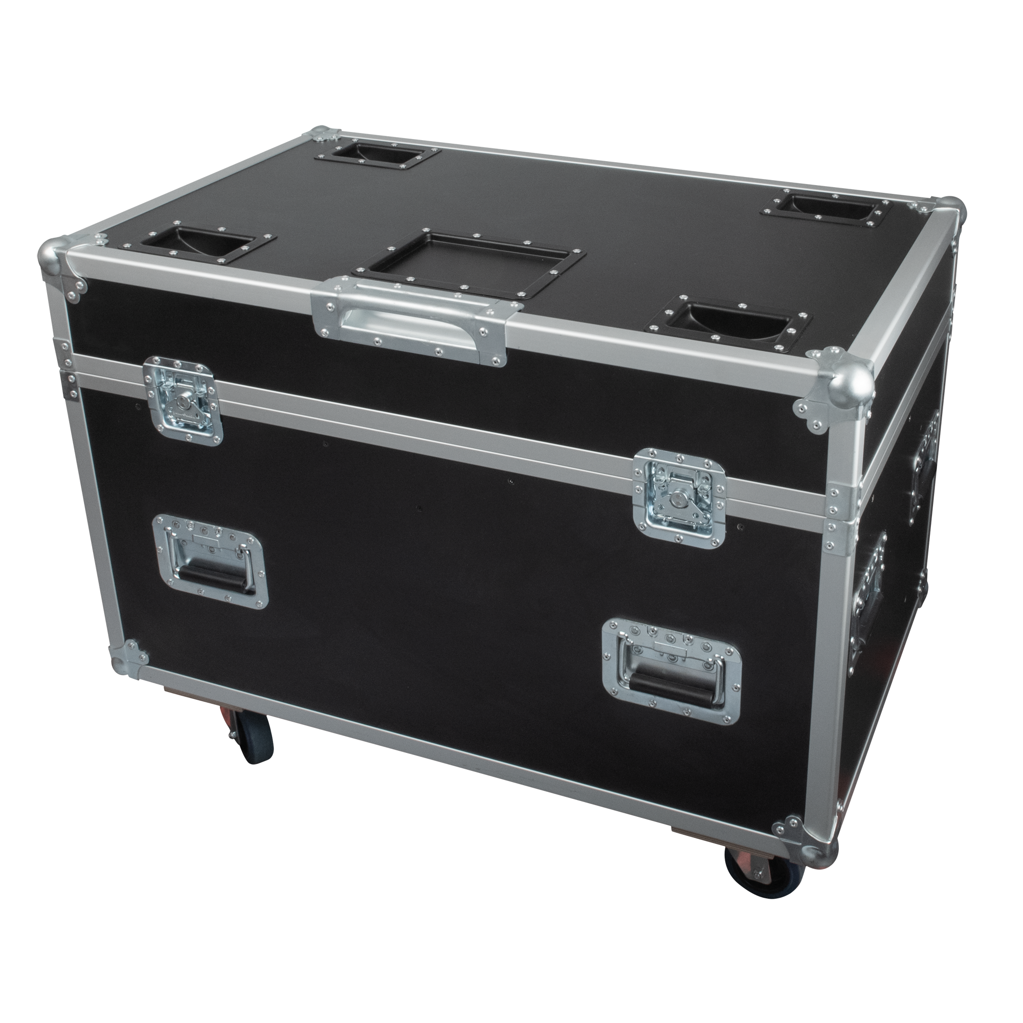 INFINITY Case for 2x Furion W602 WashBeam Chiusure a farfalla e maniglia del coperchio Penn Elcom - ruote girevoli con freno