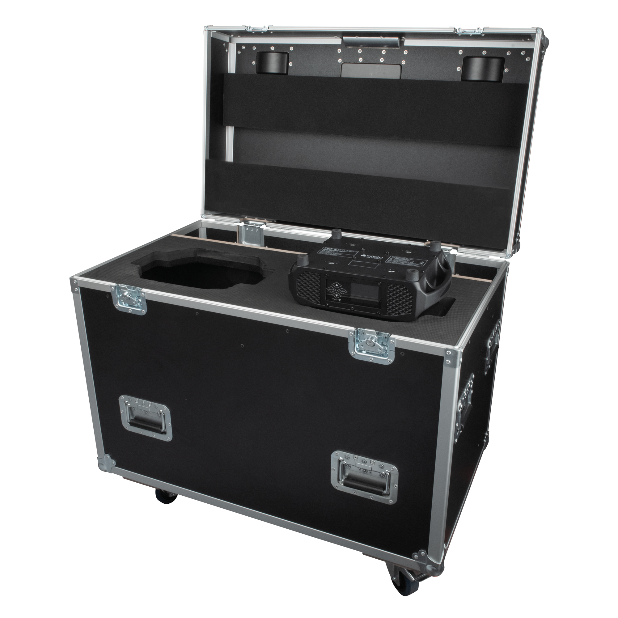 INFINITY Case for 2x Furion S402 Spot or P402 Profile Chiusure a farfalla e maniglia del coperchio Penn Elcom - ruote girevoli con freno