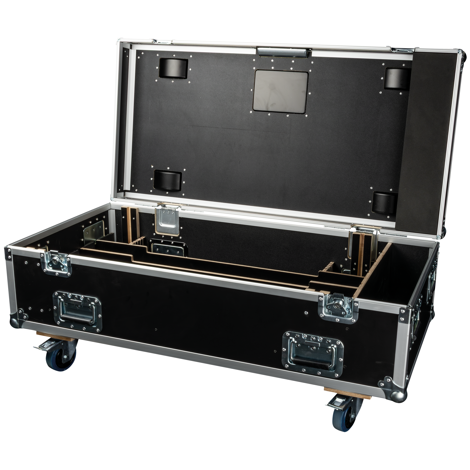 SHOWTEC Case for 4x Photon Strobe/Wash/Sunstrip Componenti Penn Elcom e ruote girevoli con freno