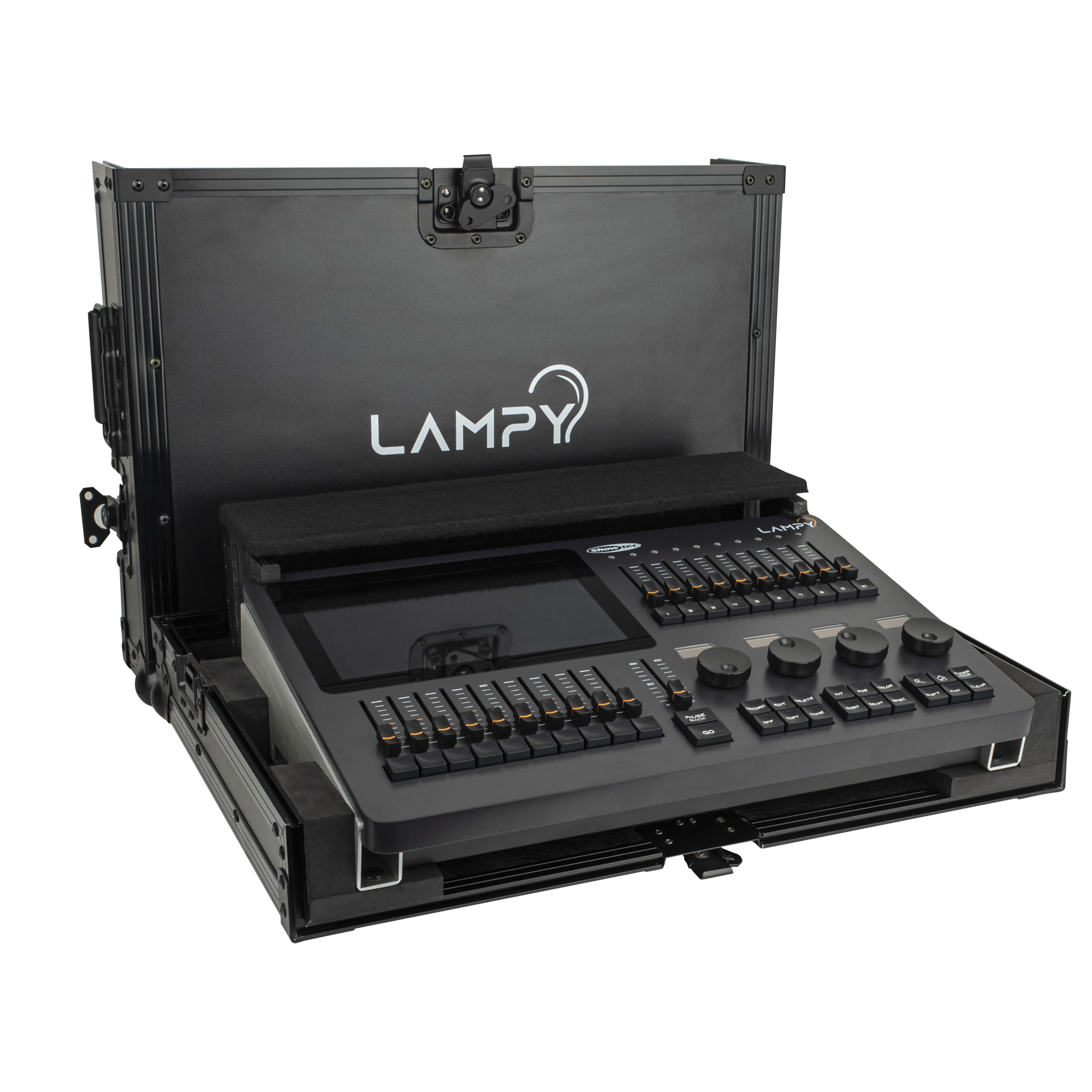 SHOWTEC Case for LAMPY 20 Black hardware Flight Case