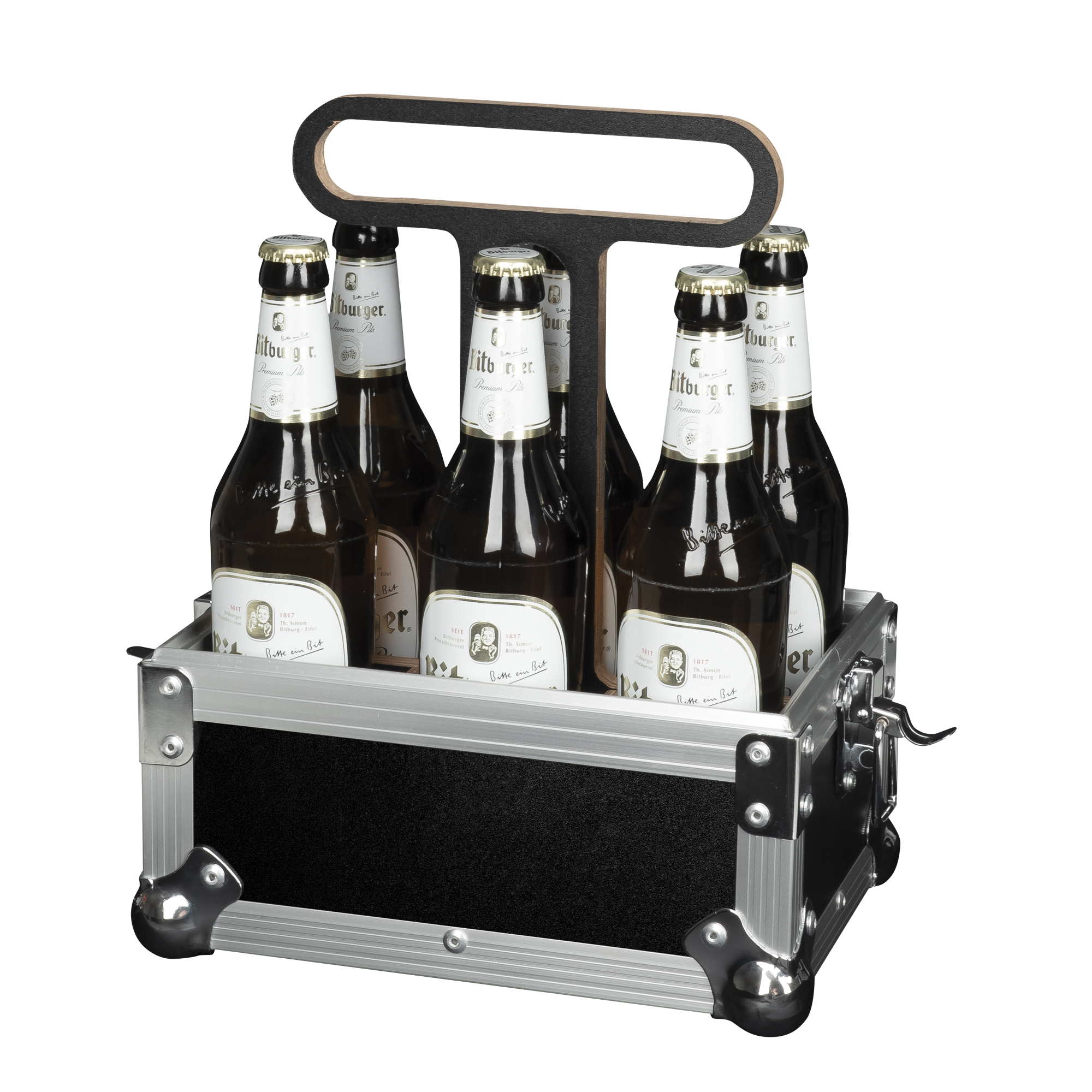 SHOWGEAR Case for Beer Bottles Up to 6 beer bottles Fino a 6 bottiglie
