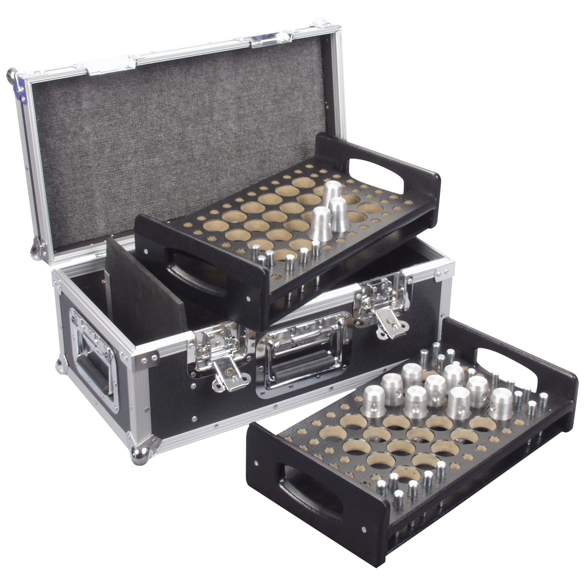 SHOWGEAR Conical Adapter Case Including 2 adapter inlays Compresi 2 inserti per adattatori