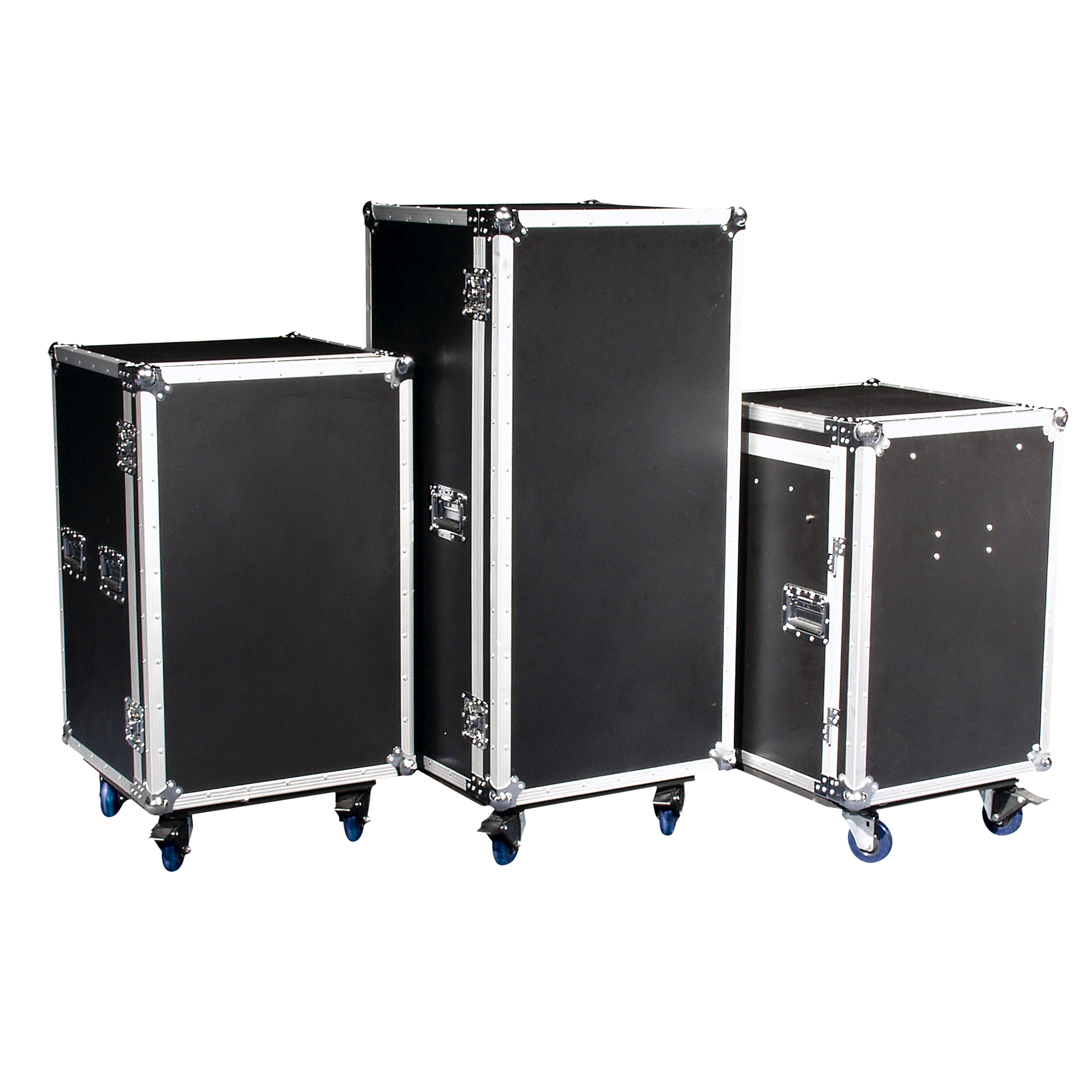 SHOWGEAR Drawer Case 16U Multi-purpose - swivel castors with break Baule con cassetti 16HE