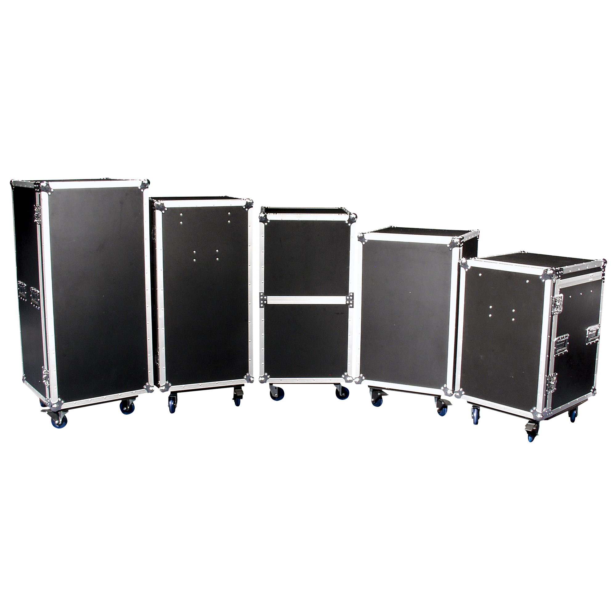 SHOWGEAR Drawer Case 16U Multi-purpose - swivel castors with break Baule con cassetti 16HE