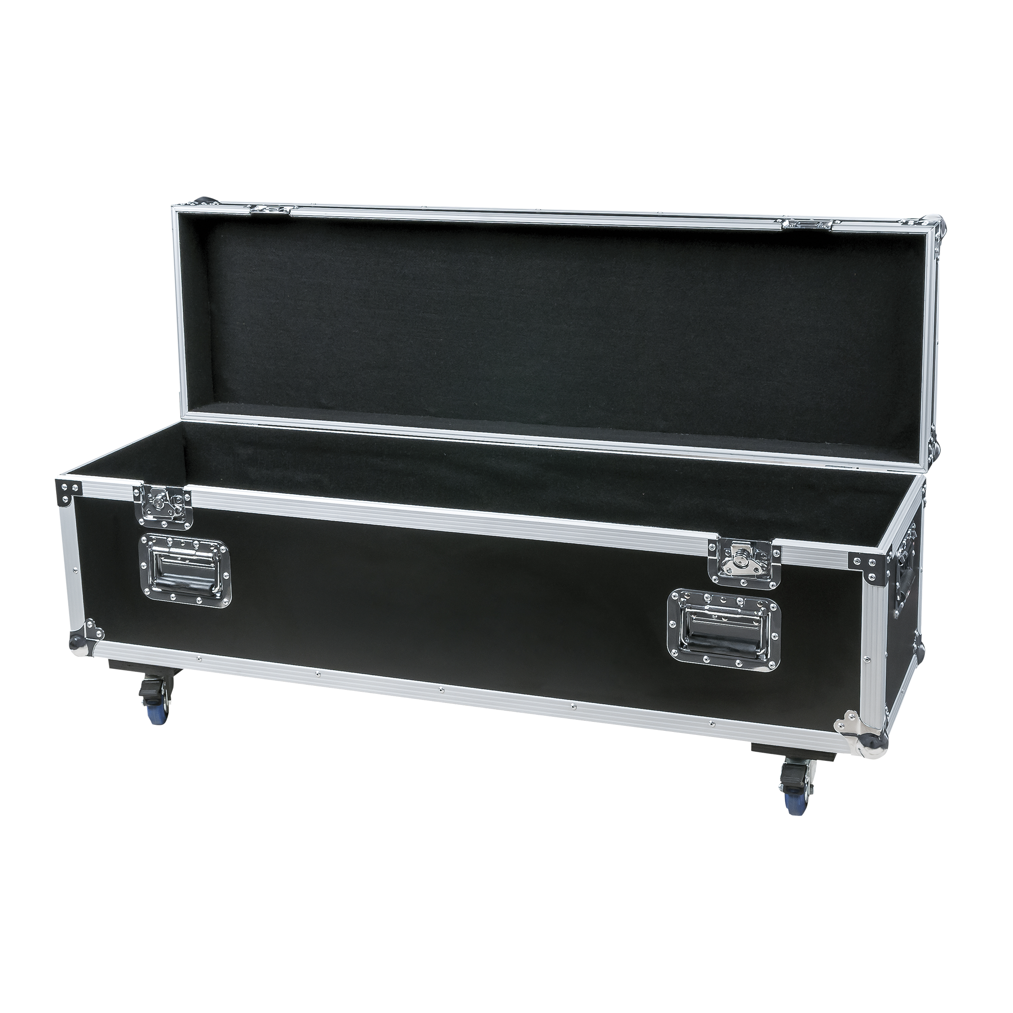 SHOWGEAR Stack Case 6 With protective carpet and swivel castors with break Baule impilabile 6