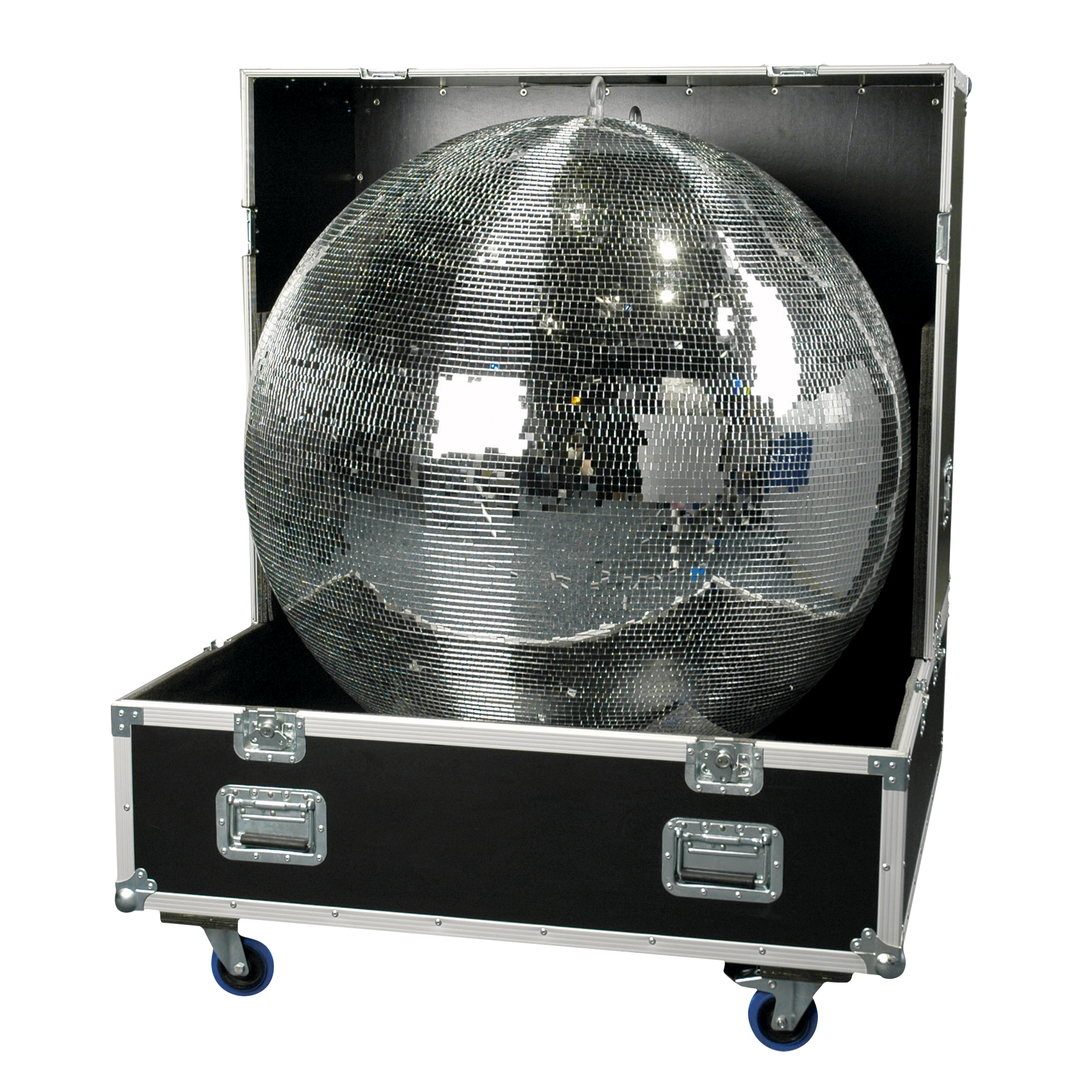 SHOWGEAR Case for 100 cm Mirror Ball With protective foam and swivel castors with break Custodia per sfera specchiata da 100 cm
