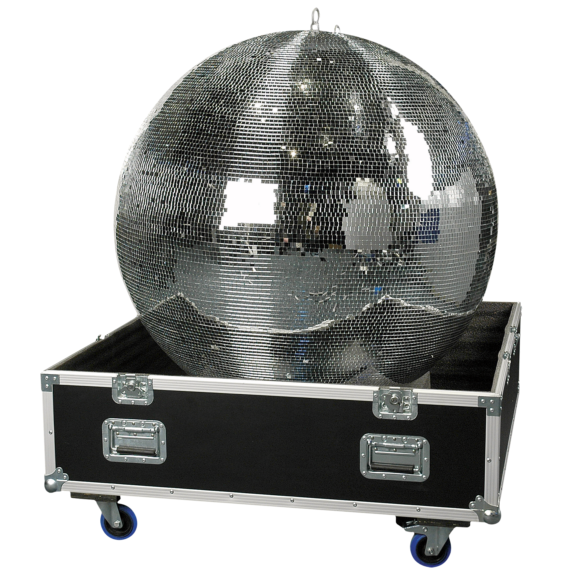SHOWGEAR Case for 100 cm Mirror Ball With protective foam and swivel castors with break Custodia per sfera specchiata da 100 cm