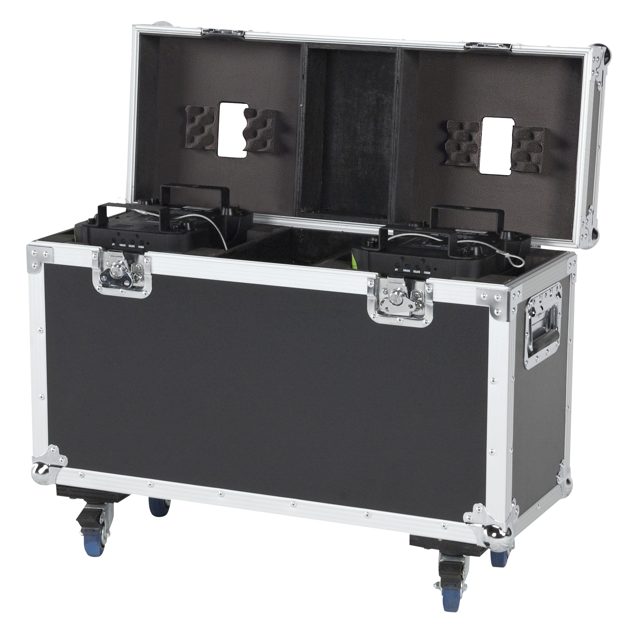 SHOWTEC Case for 2x Phantom 65 With accessory compartment Flight Case