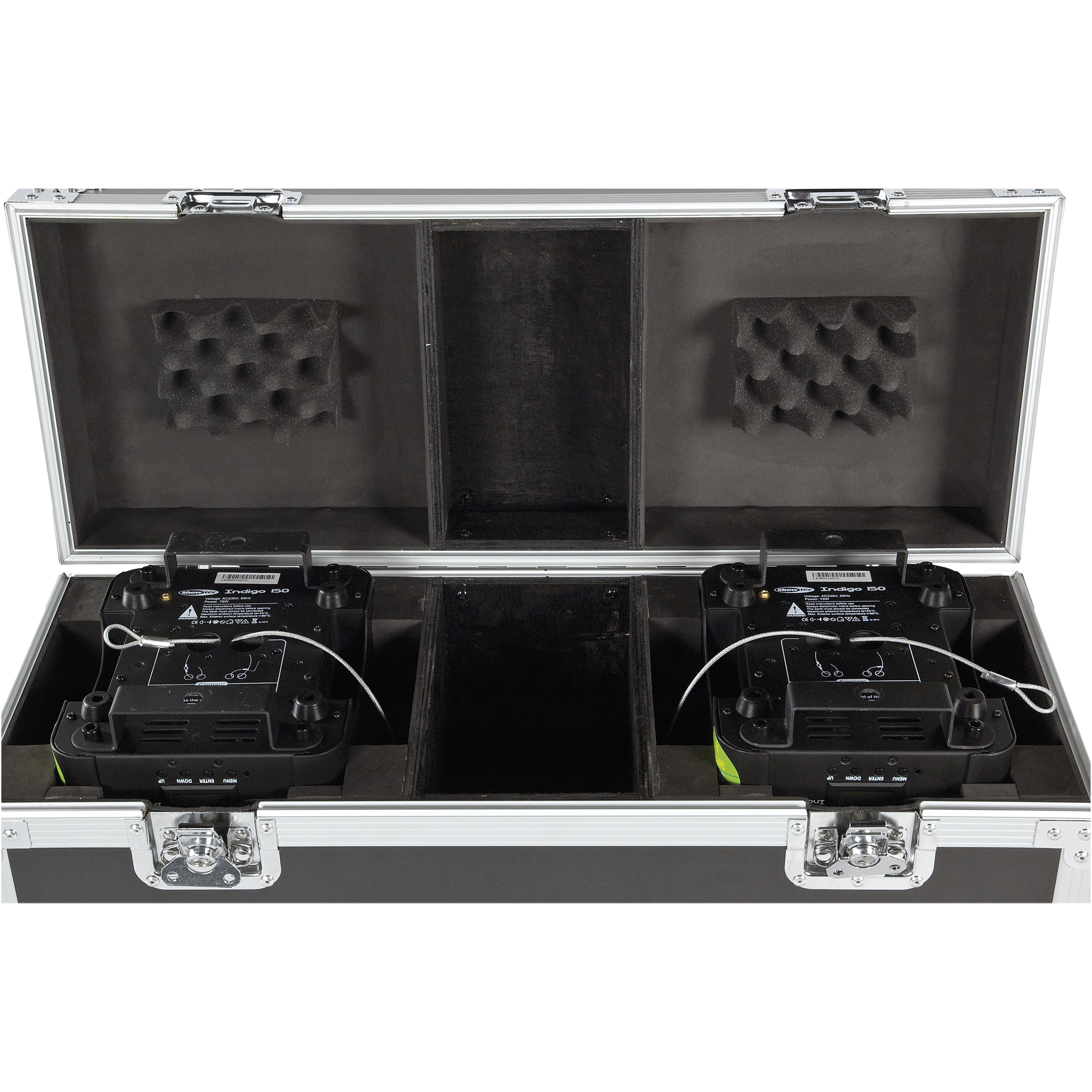 SHOWTEC Case for 2x Phantom 65 With accessory compartment Flight Case