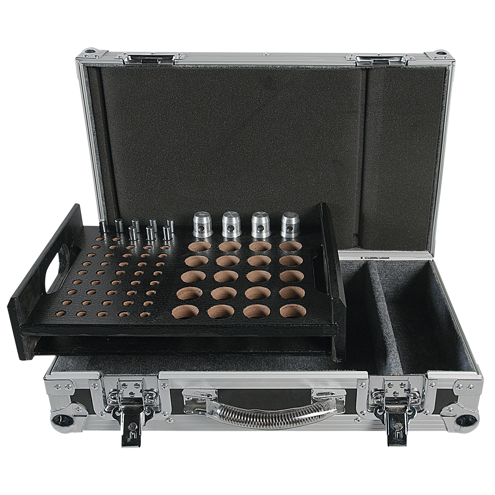 SHOWGEAR Conical Adapter Case III Including 1 adapter inlay Per 24 adattatori & 50 poli