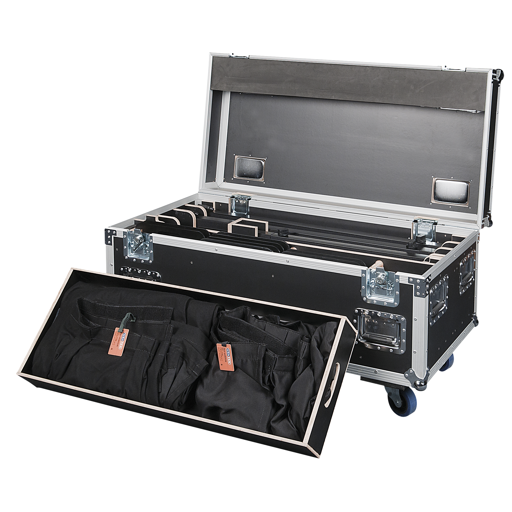 WENTEX Pipe & Drape Case for FOH Kit For up to 19 m (62 ft) wide Per una larghezza fino a 19 m