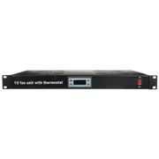 SHOWGEAR 4-way, 1U Fan Unit Temperature Controlled For 19" rack or cabinet Per rack or cabinet 19"