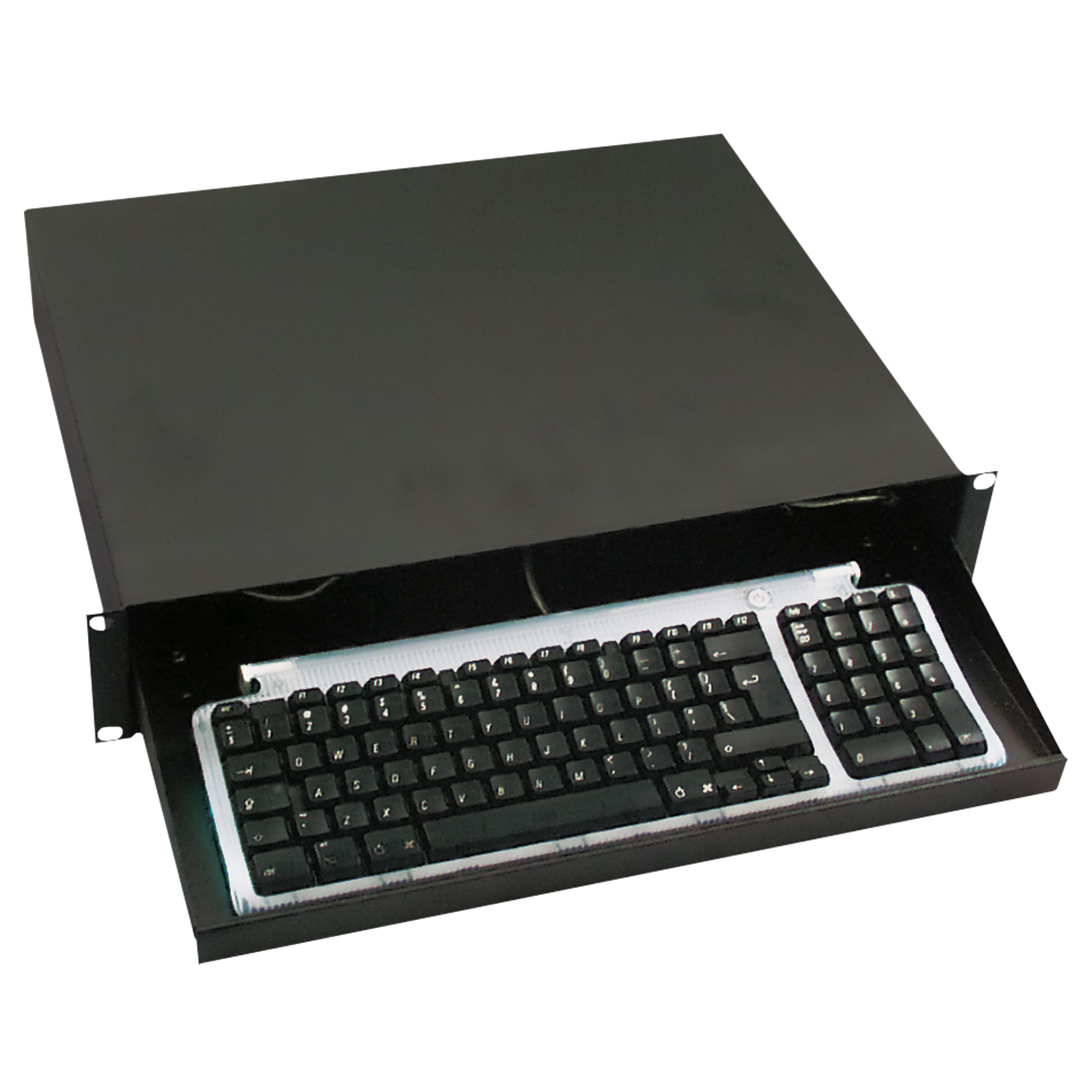 SHOWGEAR 19 Inch Keyboard Drawer 2U - Panel for Computer Keyboard Pannello per tastiera da computer