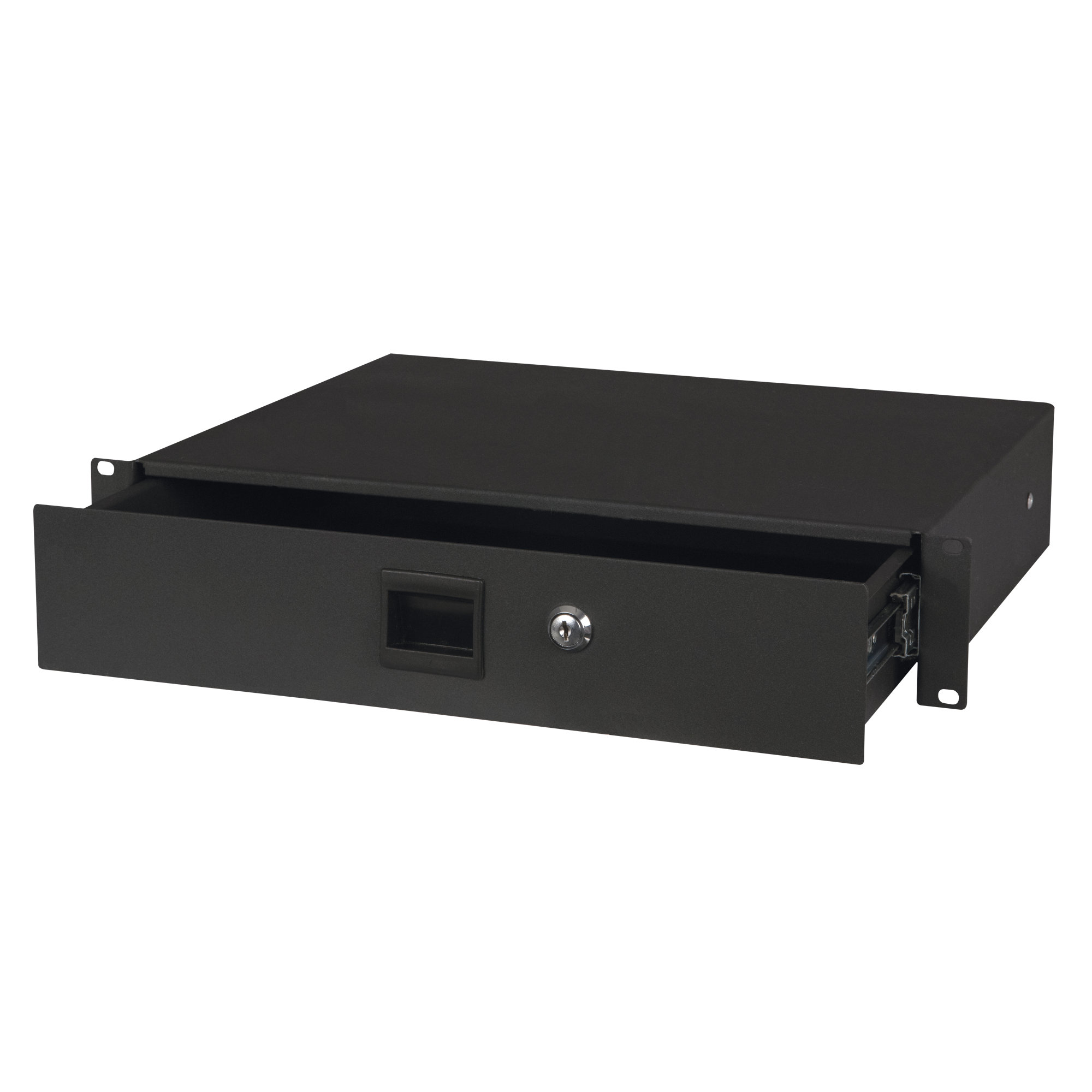 SHOWGEAR 19 Inch Drawer with keylock 2U 2U (483 x 350 x 88 mm, LxPxA)/6,7 kg