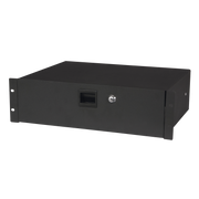 SHOWGEAR 19 Inch Drawer with keylock 3U 3U (483 x 350 x 132 mm, LxPxA)/7,7 kg