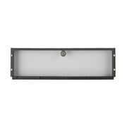 SHOWGEAR 19 Inch Protection Panel with Locker 3U 3U