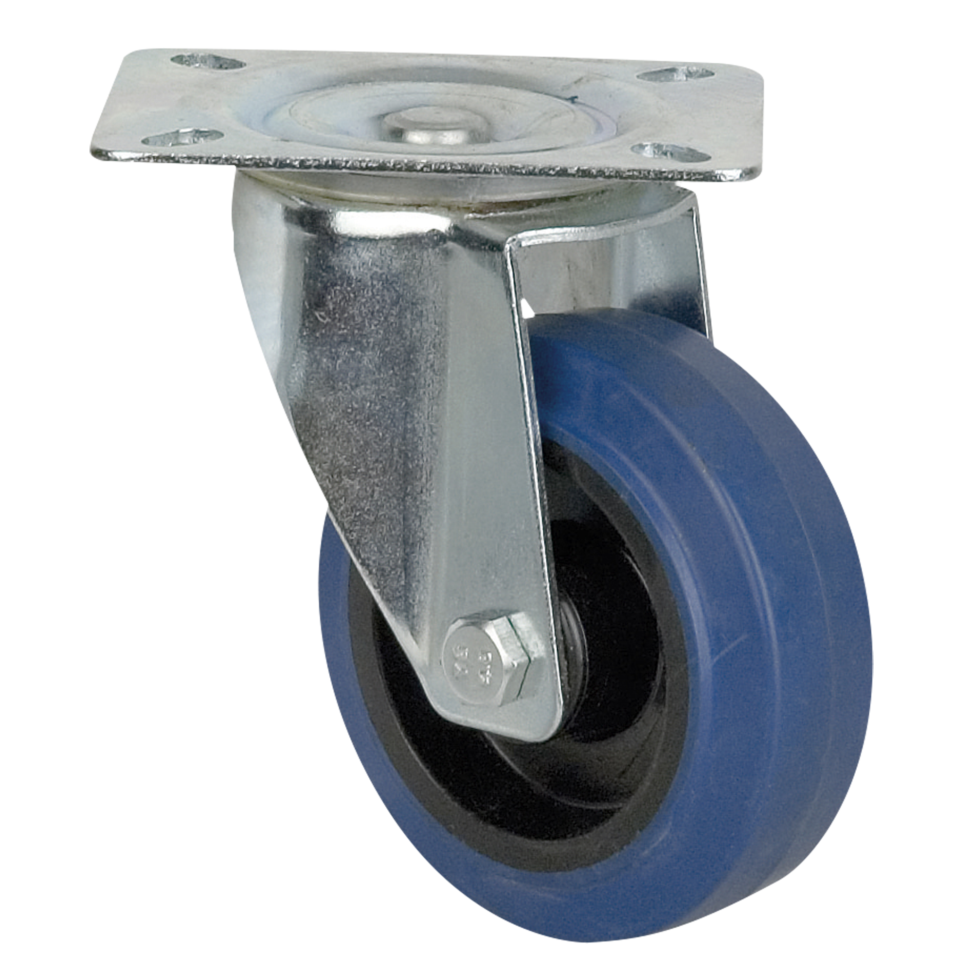 SHOWGEAR Swivel Blue Wheel 100 mm - without Brake 100 mm - senza freno
