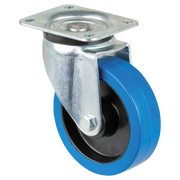 SHOWGEAR Swivel Blue wheel 125 mm - without brake 125 mm - senza freno
