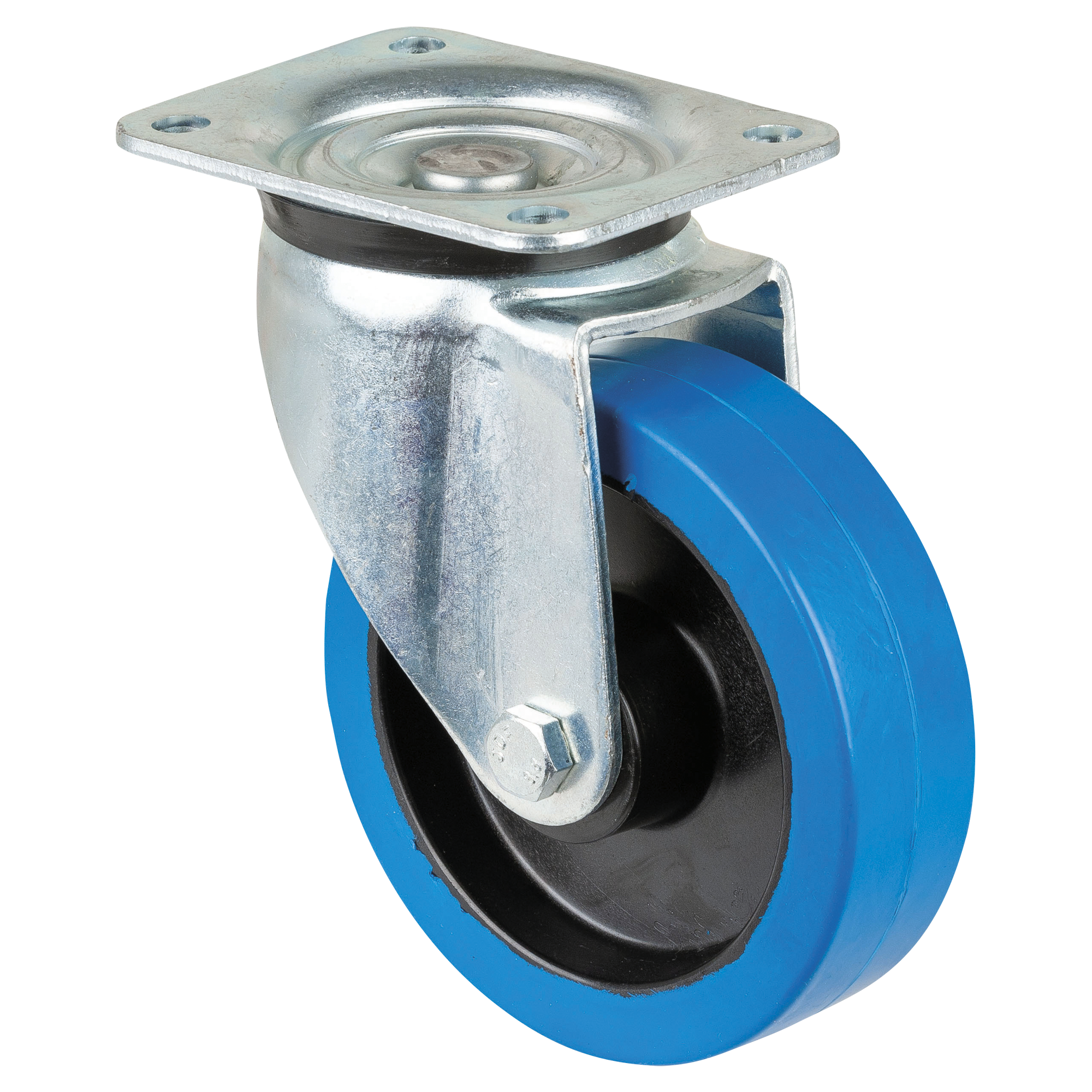SHOWGEAR Swivel Blue wheel 125 mm - without brake 125 mm - senza freno