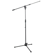 SHOWGEAR Telescopic Microphone Boom Stand - Pro 850-1430 mm - Base in metallo - 3/8 filetto