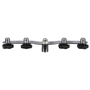 SHOWGEAR Microphone T-bar Per 4 microfoni