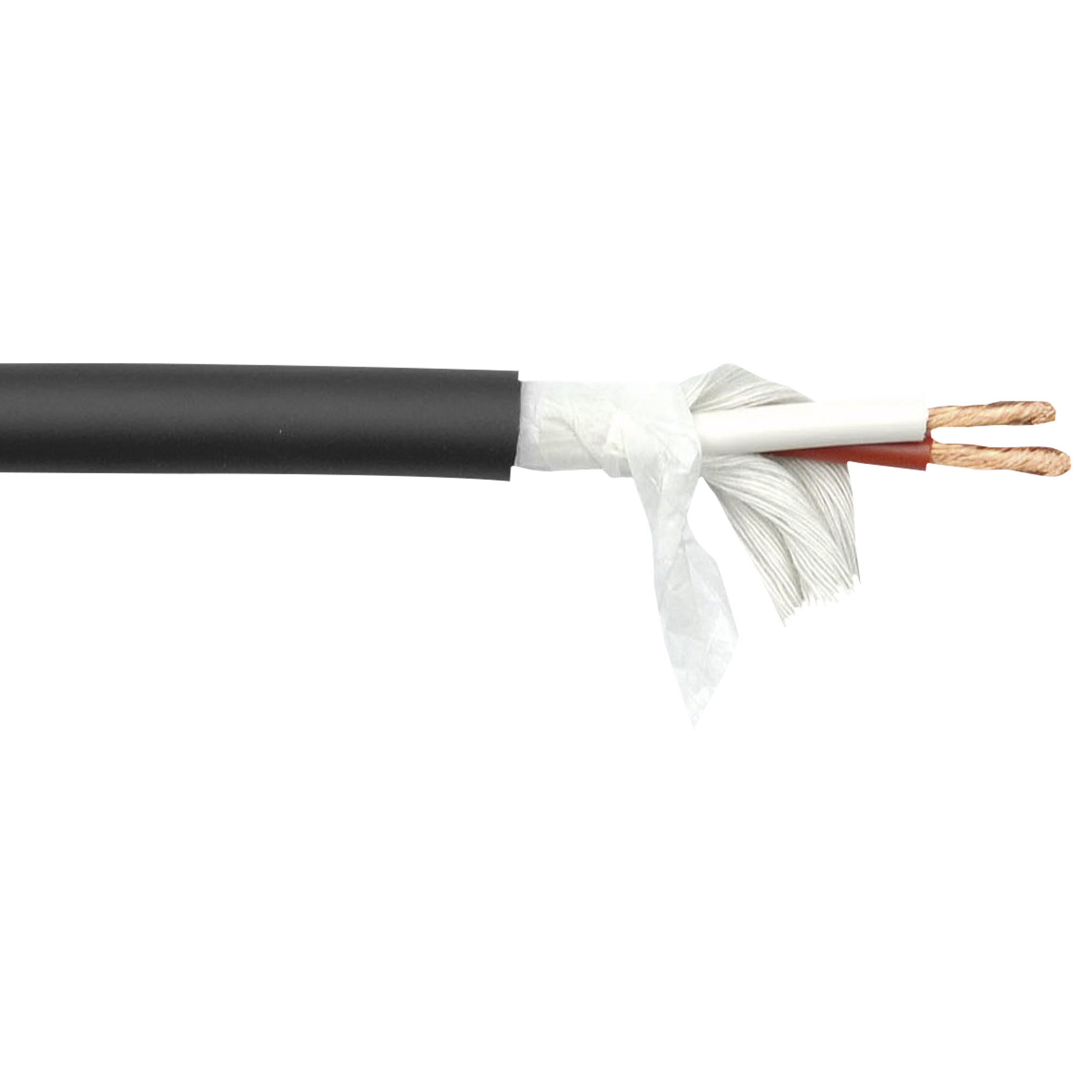 DAP SPK-240 Stage Speaker Cable 2x 4 mm - 50 m on spool - black jacket Cavo altoparlante da palco 2 x 4 mm - 50 m su rocchetto - rivestimento nero